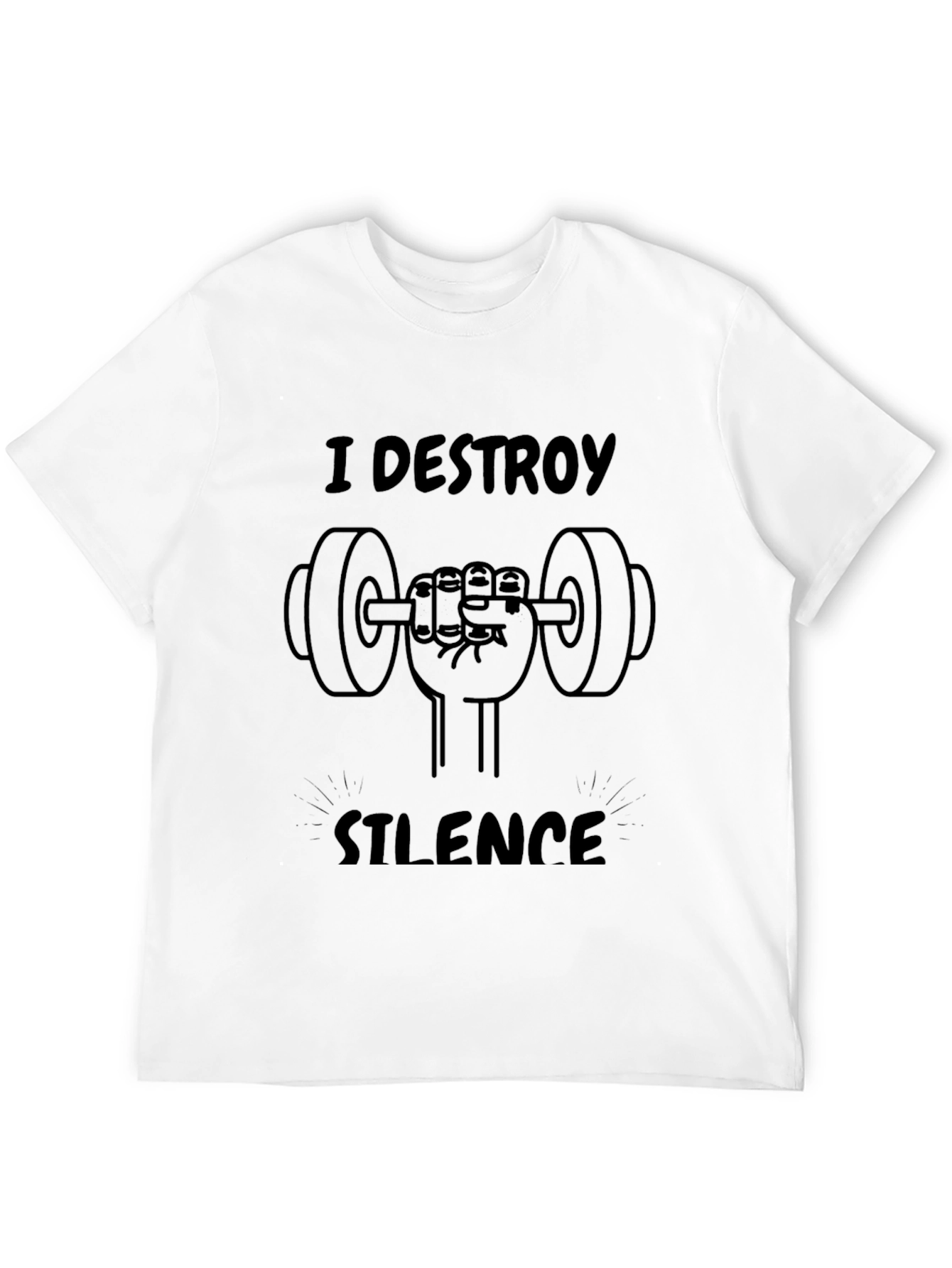 I Destroy Silence Graphic T-Shirt
