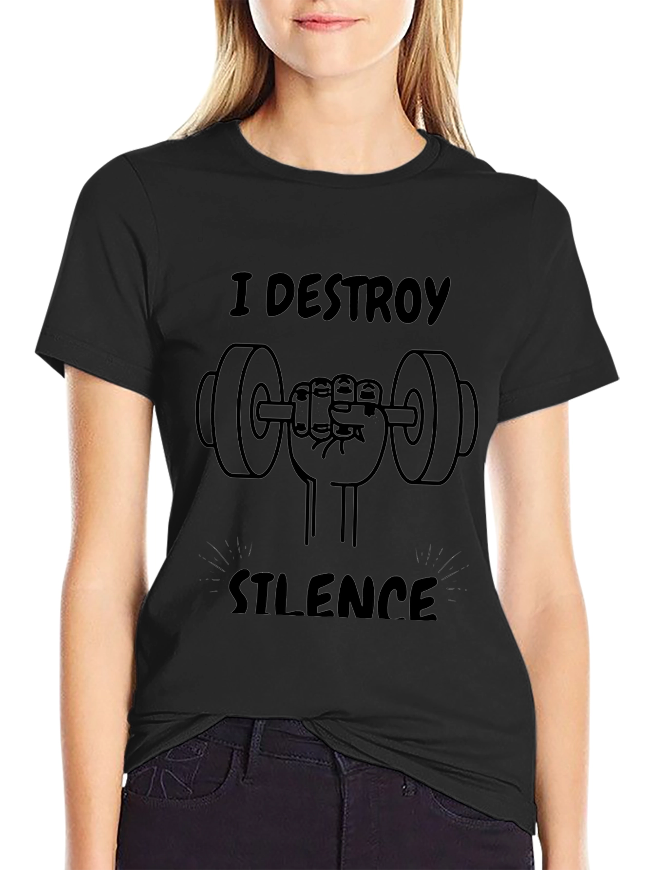 I Destroy Silence Graphic T-Shirt
