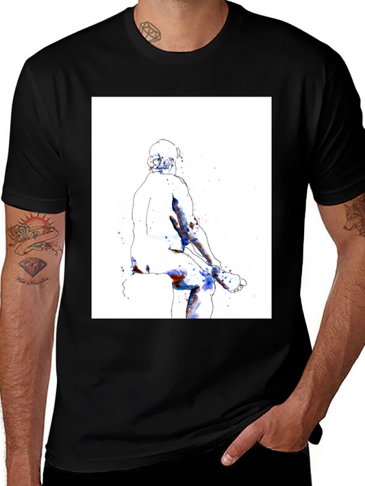 Abstract Body Art T-Shirt