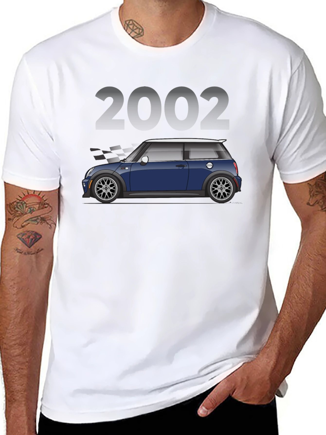 2002 Mini Cooper T-Shirt - Automotive Enthusiast Apparel