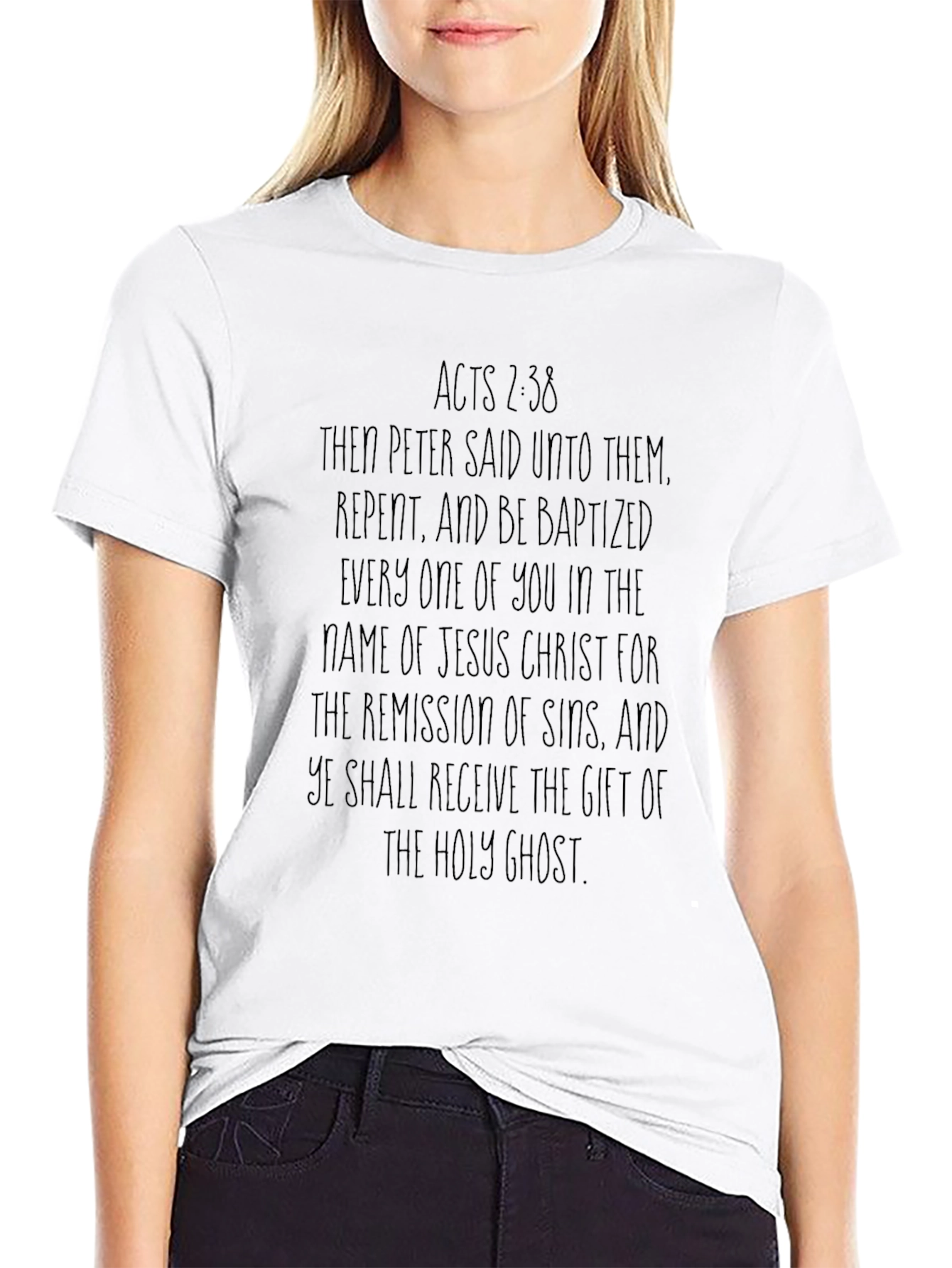 Acts 2:38 Christian T-Shirt