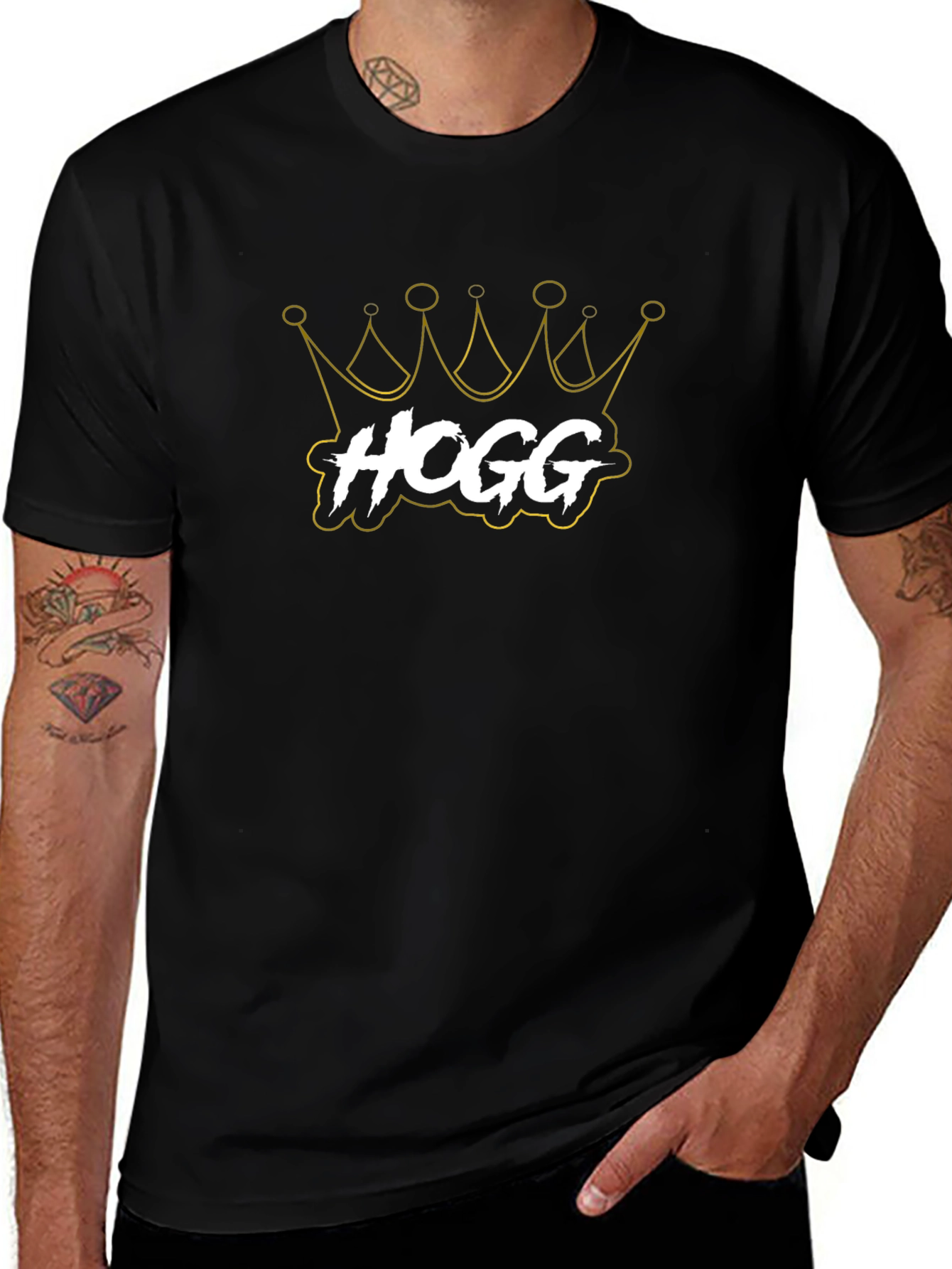 HOGG Crown Graphic T-Shirt - Black