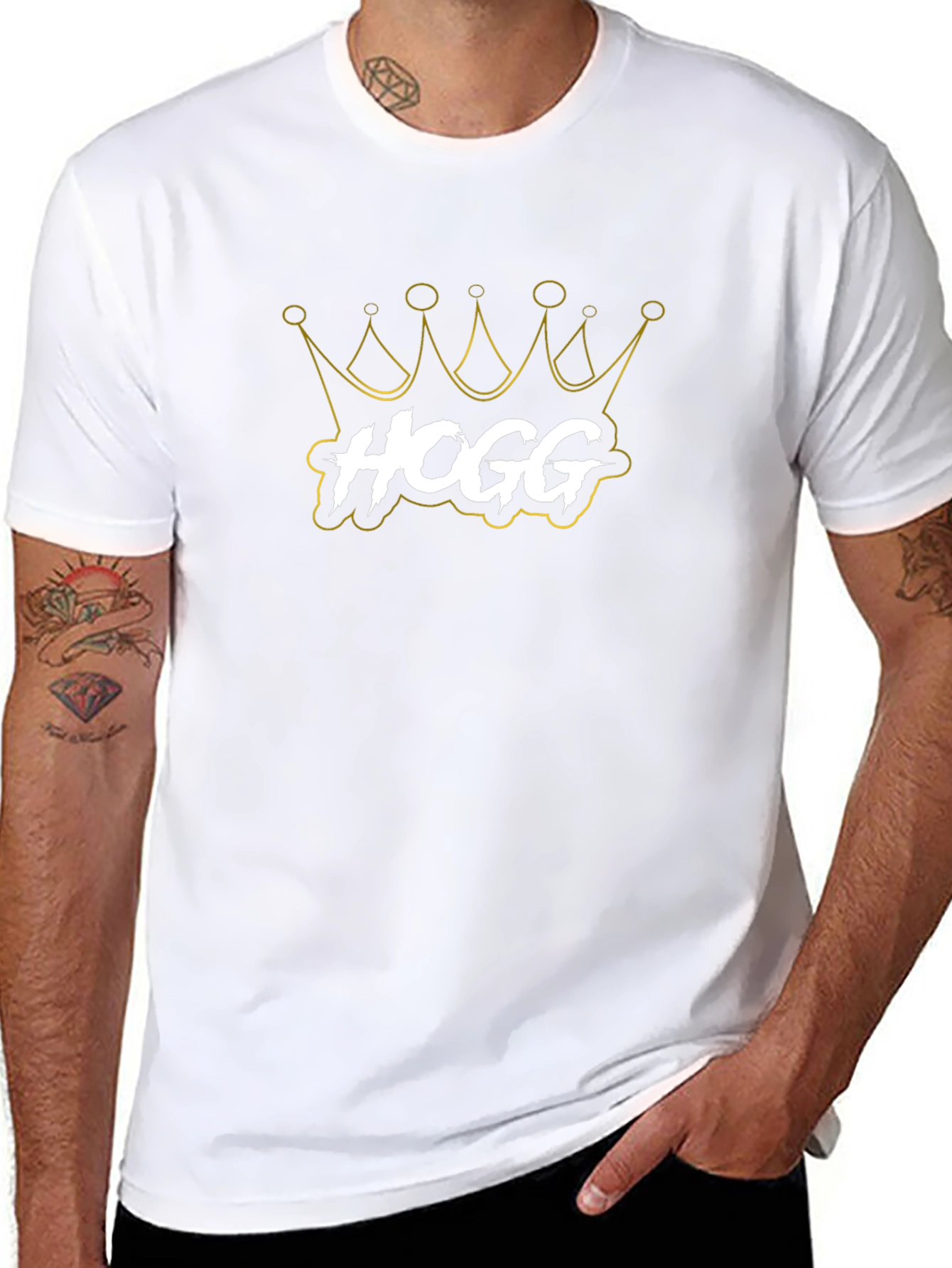 HOGG Crown Graphic T-Shirt - Black