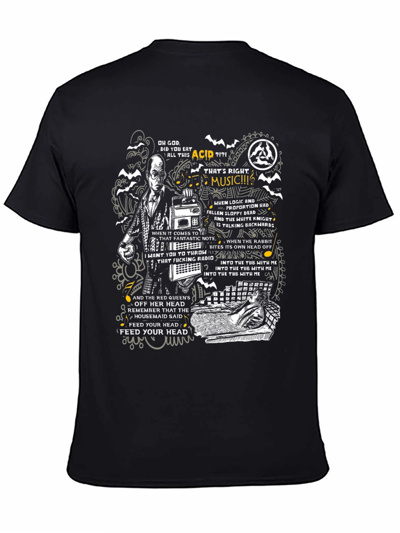 Acid Music T-Shirt - Feed Your Head Graphic Tee
