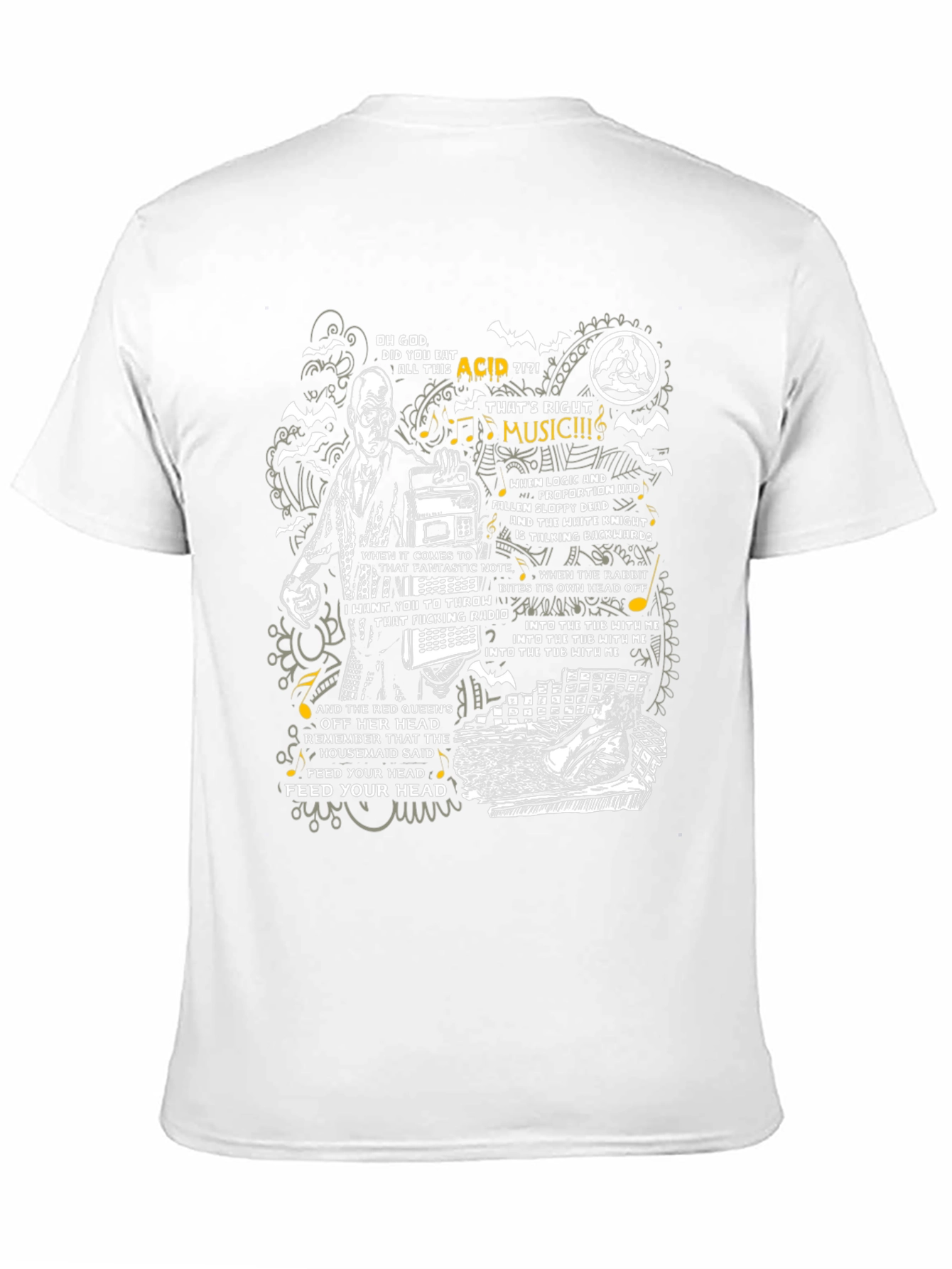 Acid Music T-Shirt - Feed Your Head Graphic Tee