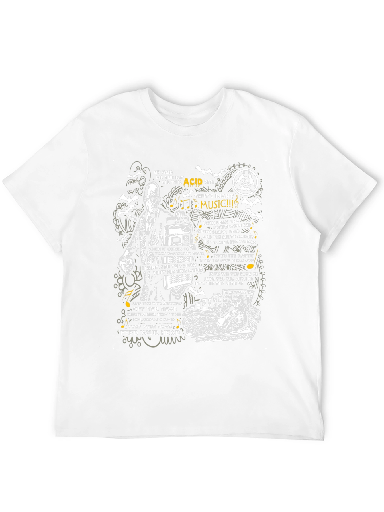 Acid Music T-Shirt - Feed Your Head Graphic Tee