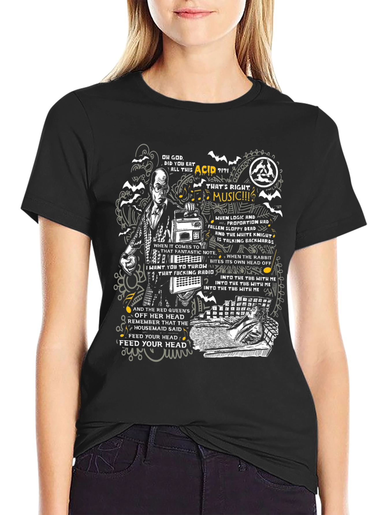Acid Music T-Shirt - Feed Your Head Graphic Tee