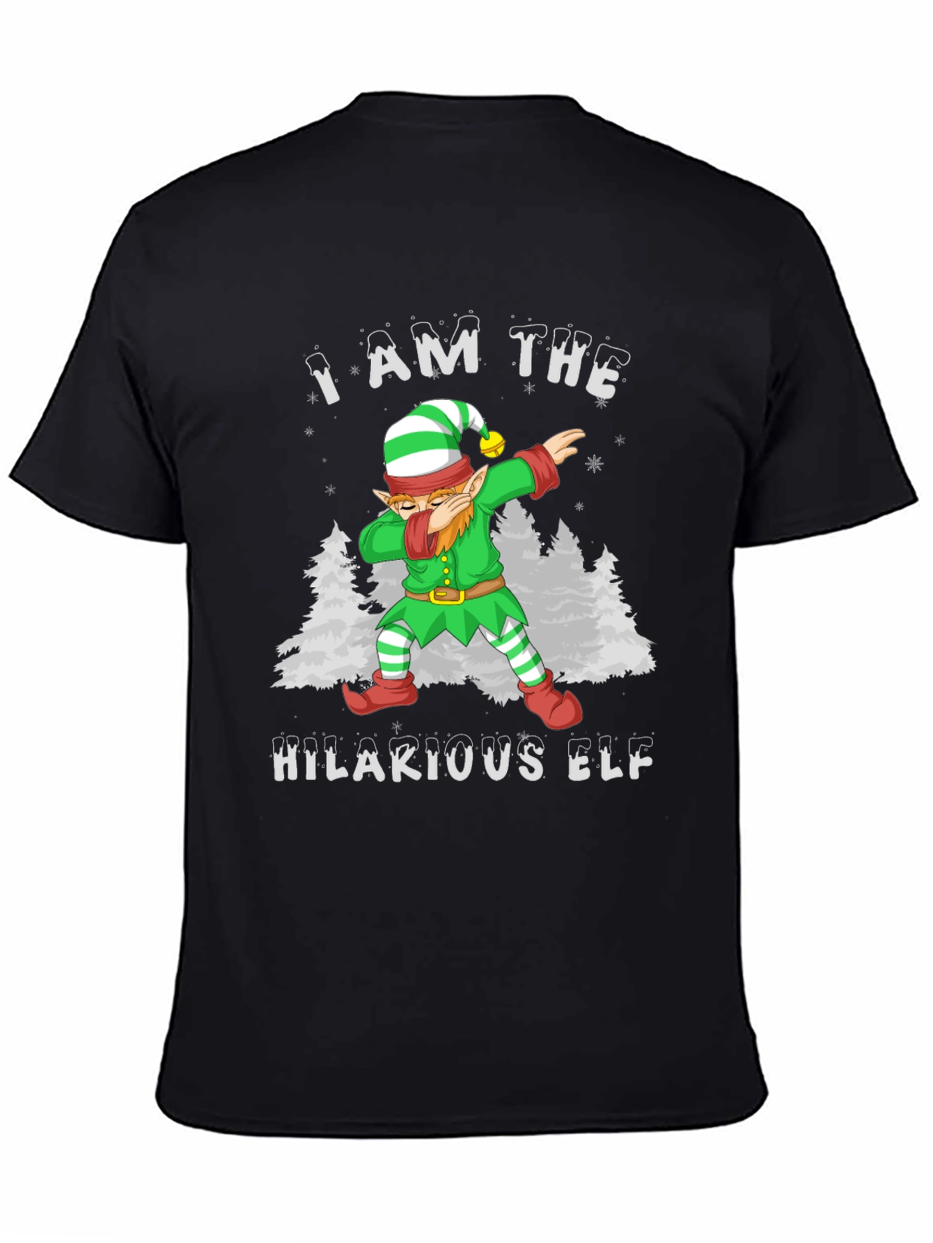 Humorous Holiday Elf Dab T-Shirt