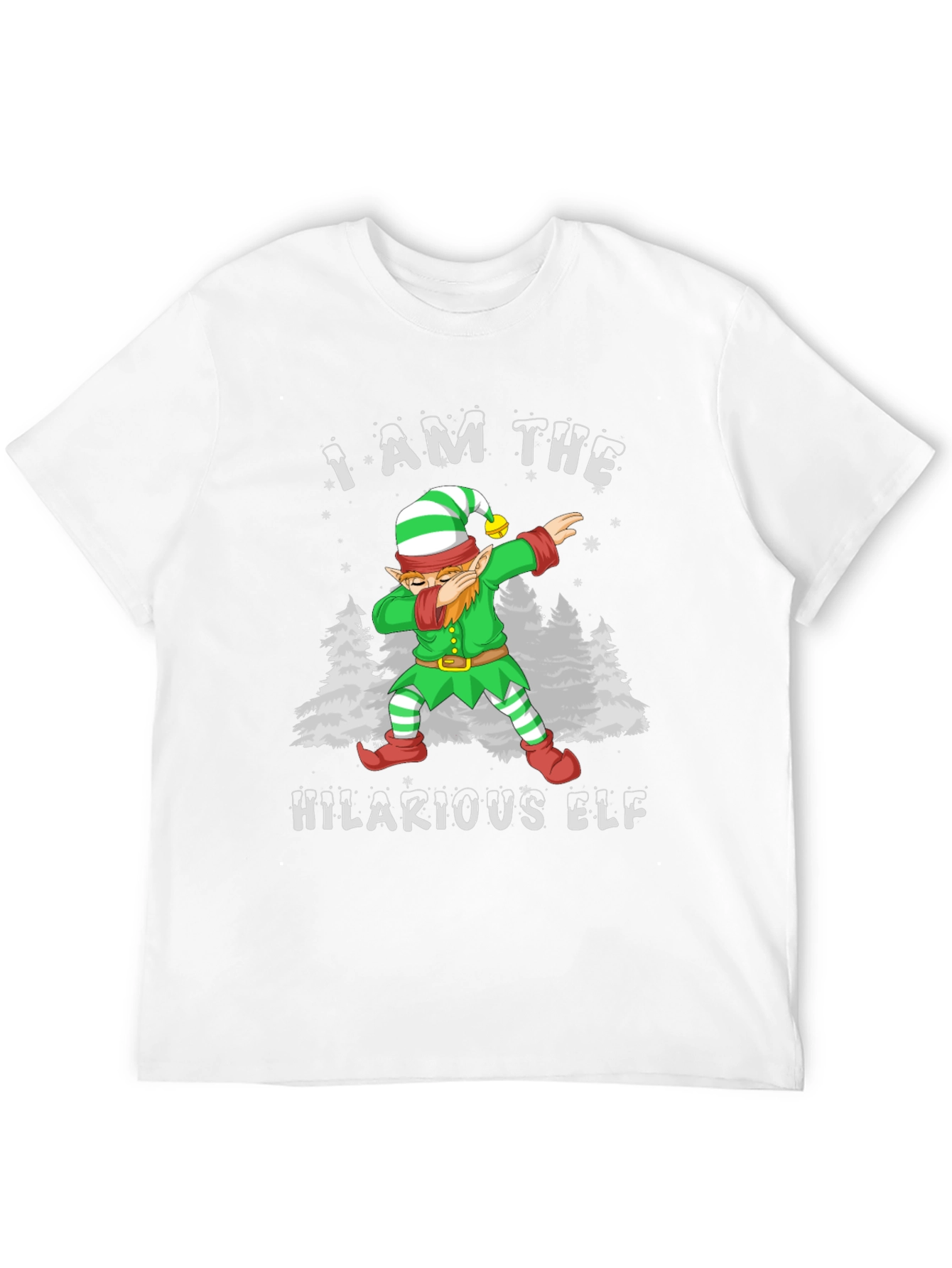 Humorous Holiday Elf Dab T-Shirt
