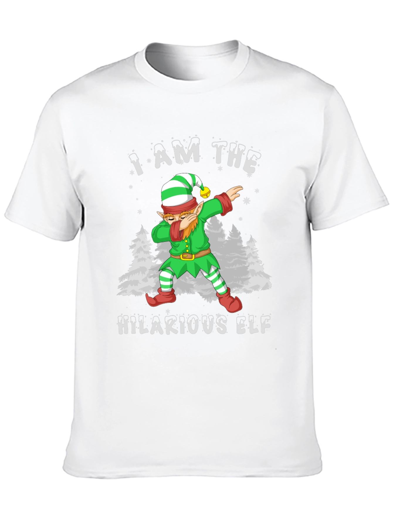 Humorous Holiday Elf Dab T-Shirt