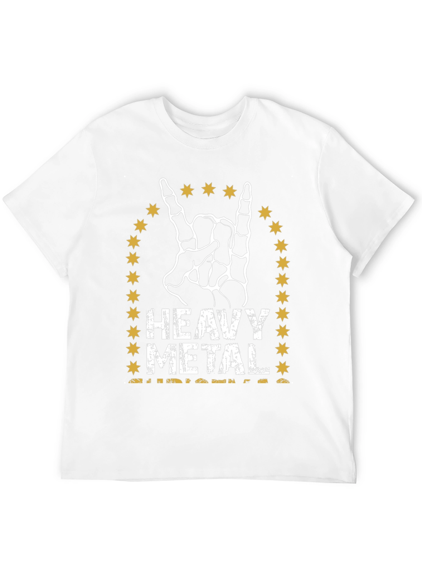 Heavy Metal Skeleton Hand T-Shirt