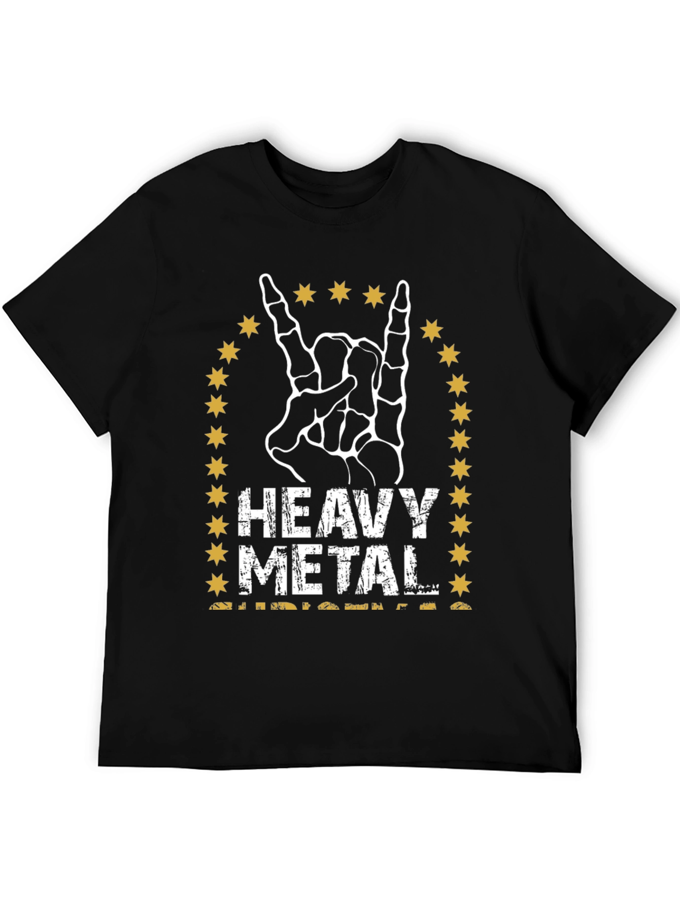 Heavy Metal Skeleton Hand T-Shirt