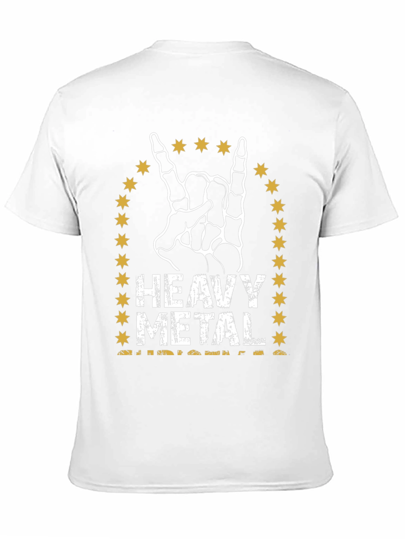 Heavy Metal Skeleton Hand T-Shirt