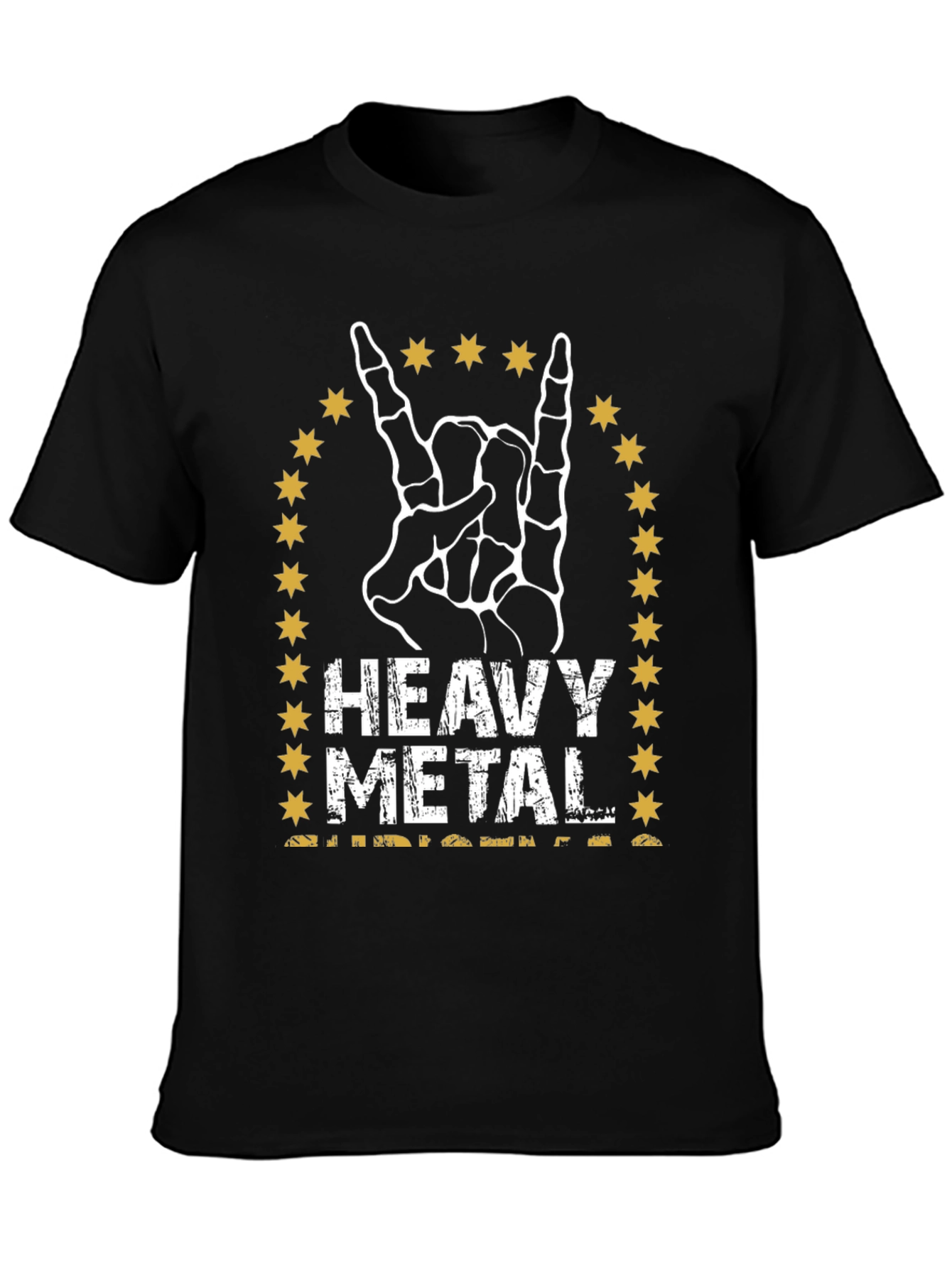 Heavy Metal Skeleton Hand T-Shirt