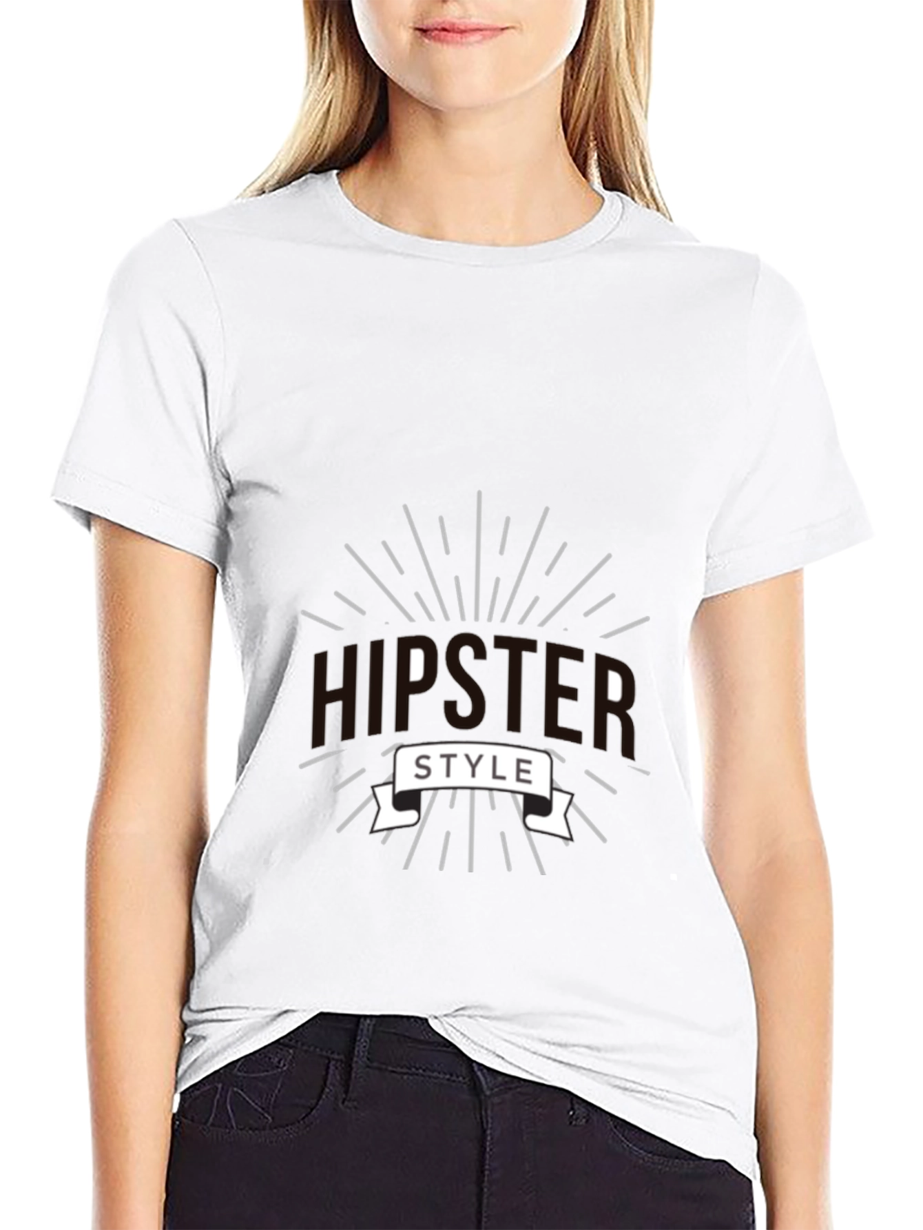 Hipster Style Graphic Tee - Modern Fashion