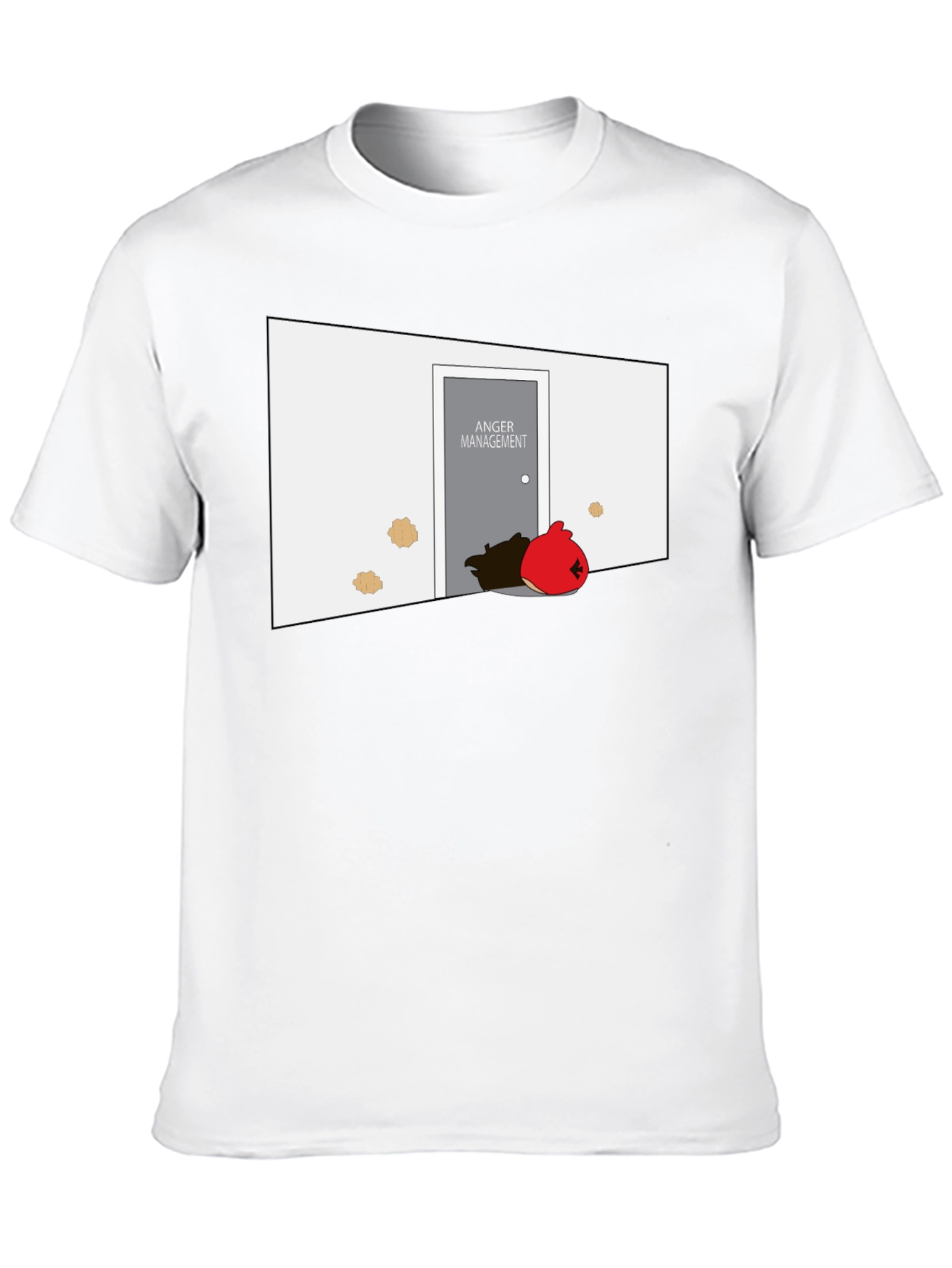 Anger Management T-Shirt: Red Bird Humor Tee