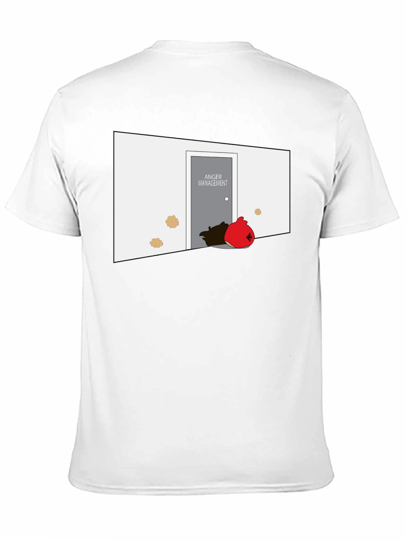 Anger Management T-Shirt: Red Bird Humor Tee