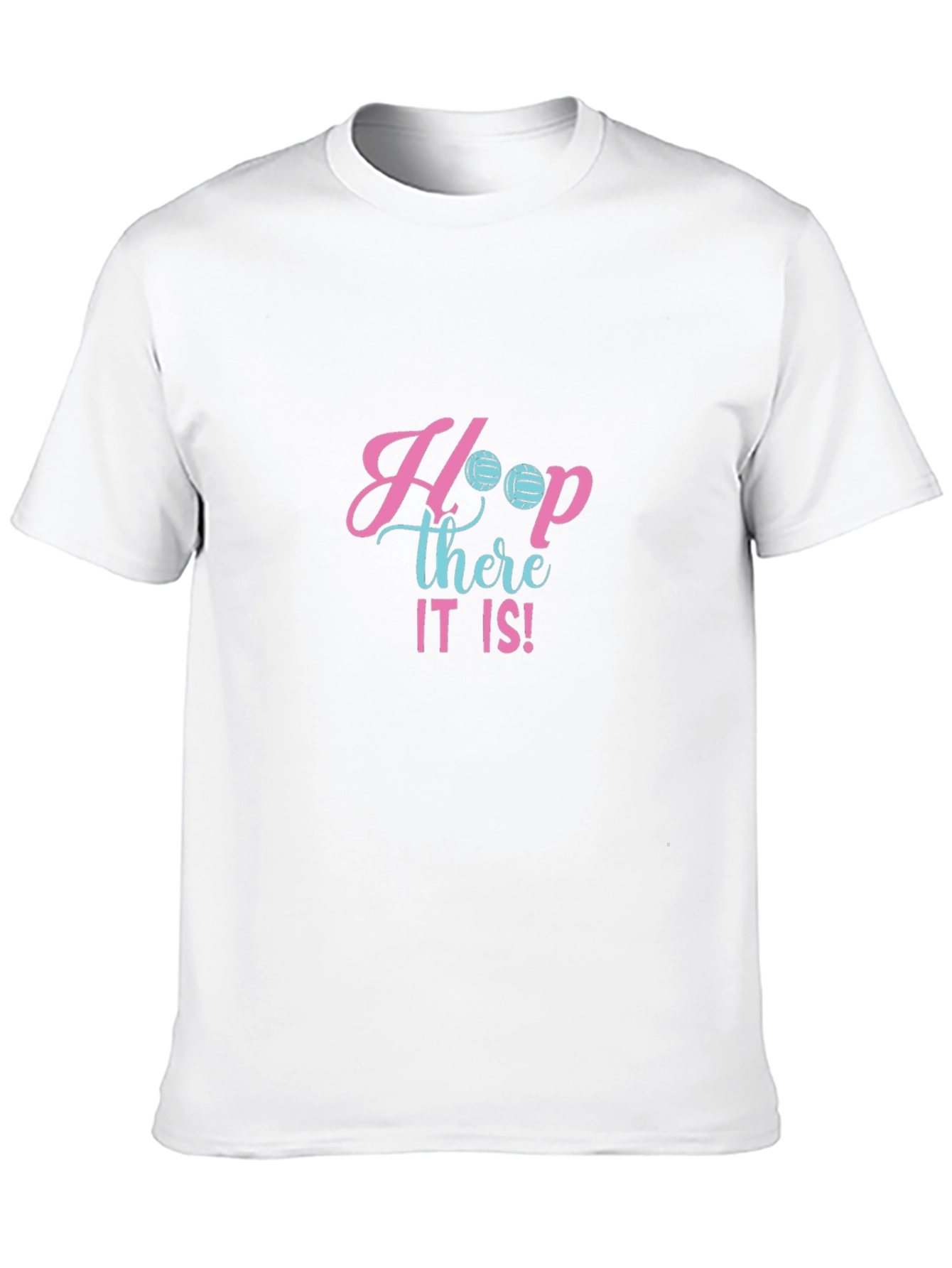 Hoop There It Is! Volleyball Graphic T-Shirt