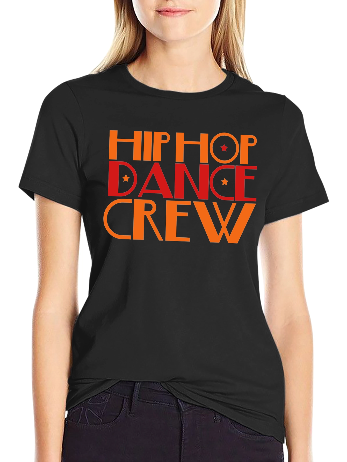 Hip Hop Dance Crew Black T-Shirt