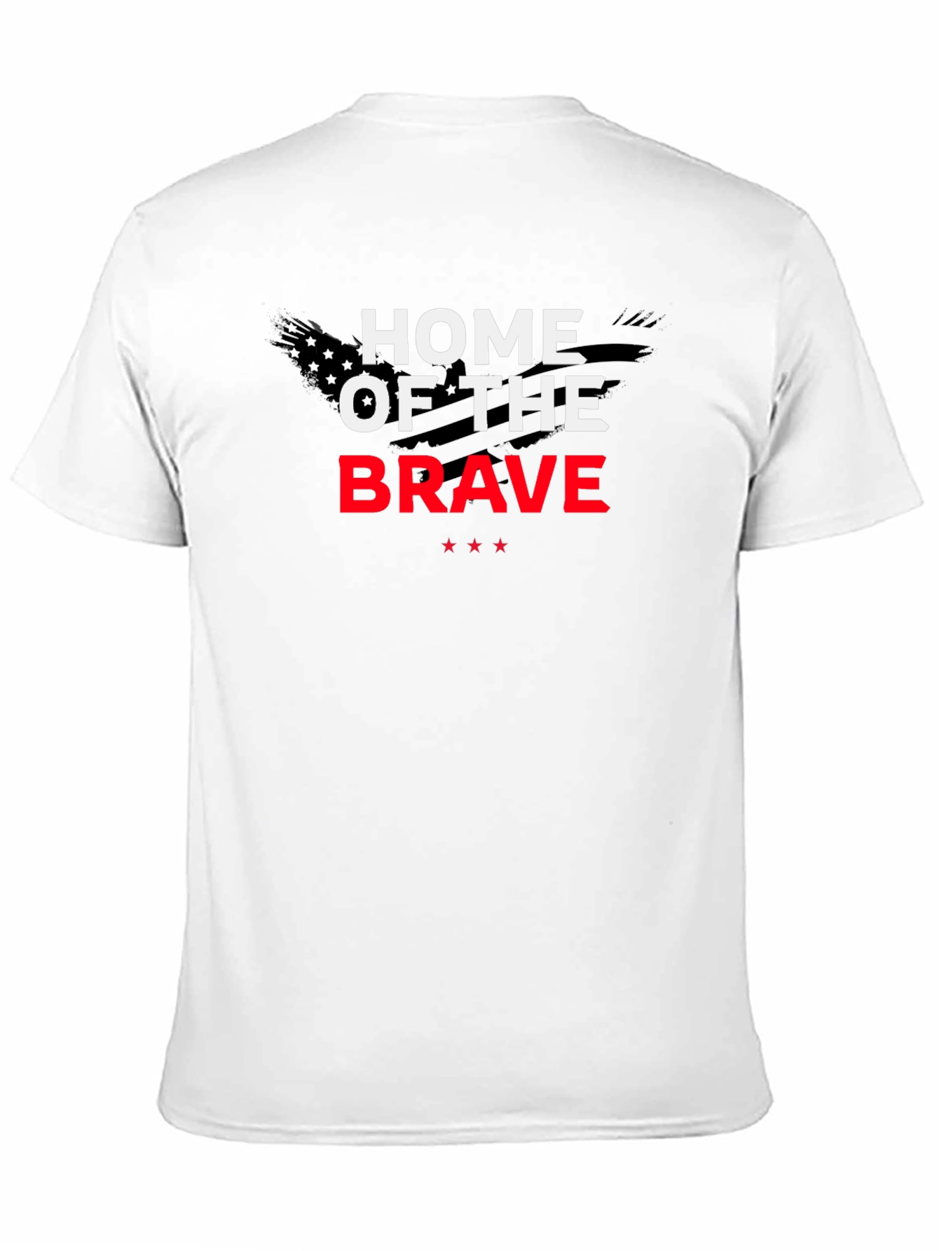 Home of the Brave Graphic Tee - Patriotic T-Shirt