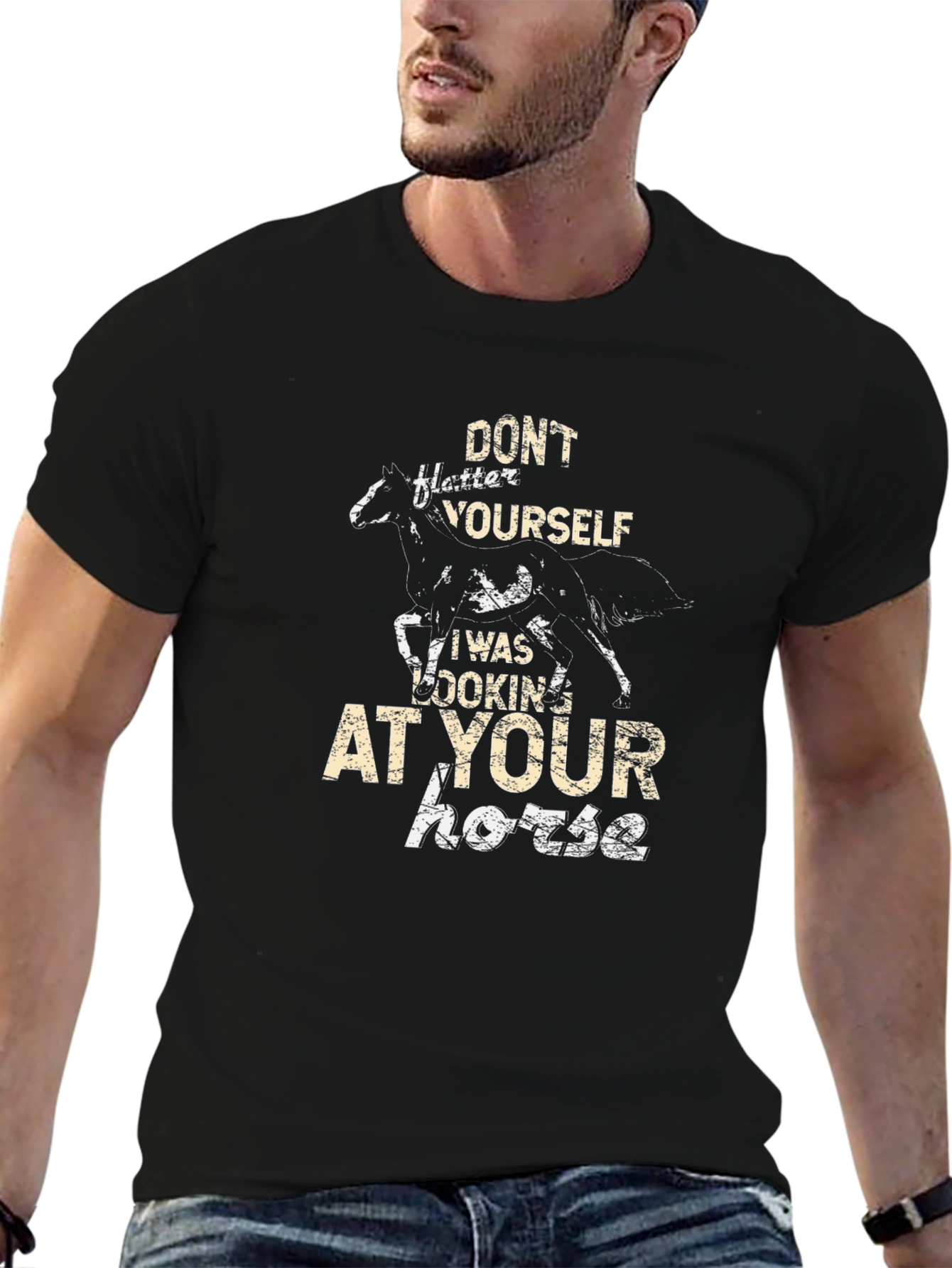 Horse Lover T-Shirt: Dont Flatter Yourself