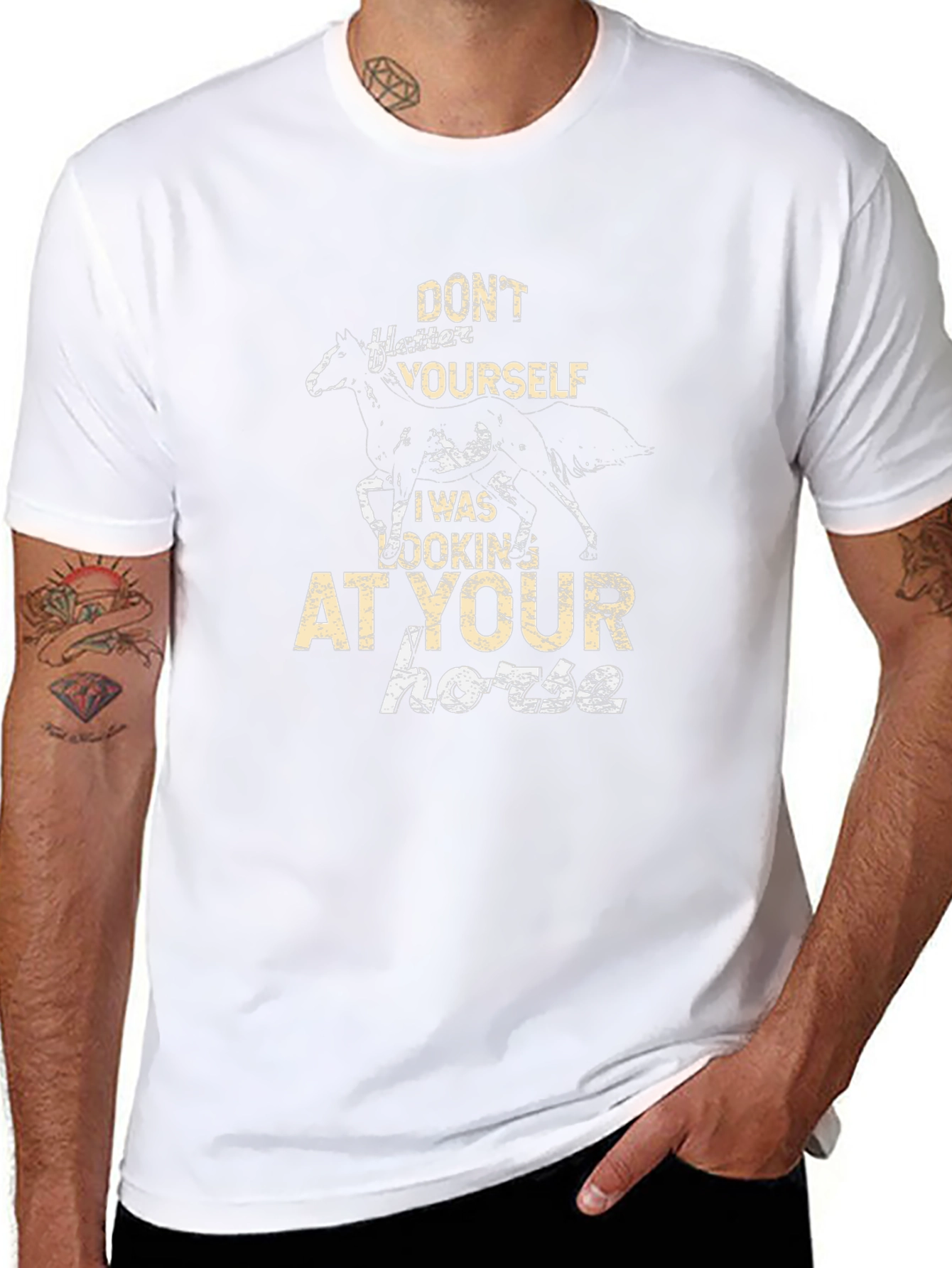 Horse Lover T-Shirt: Dont Flatter Yourself