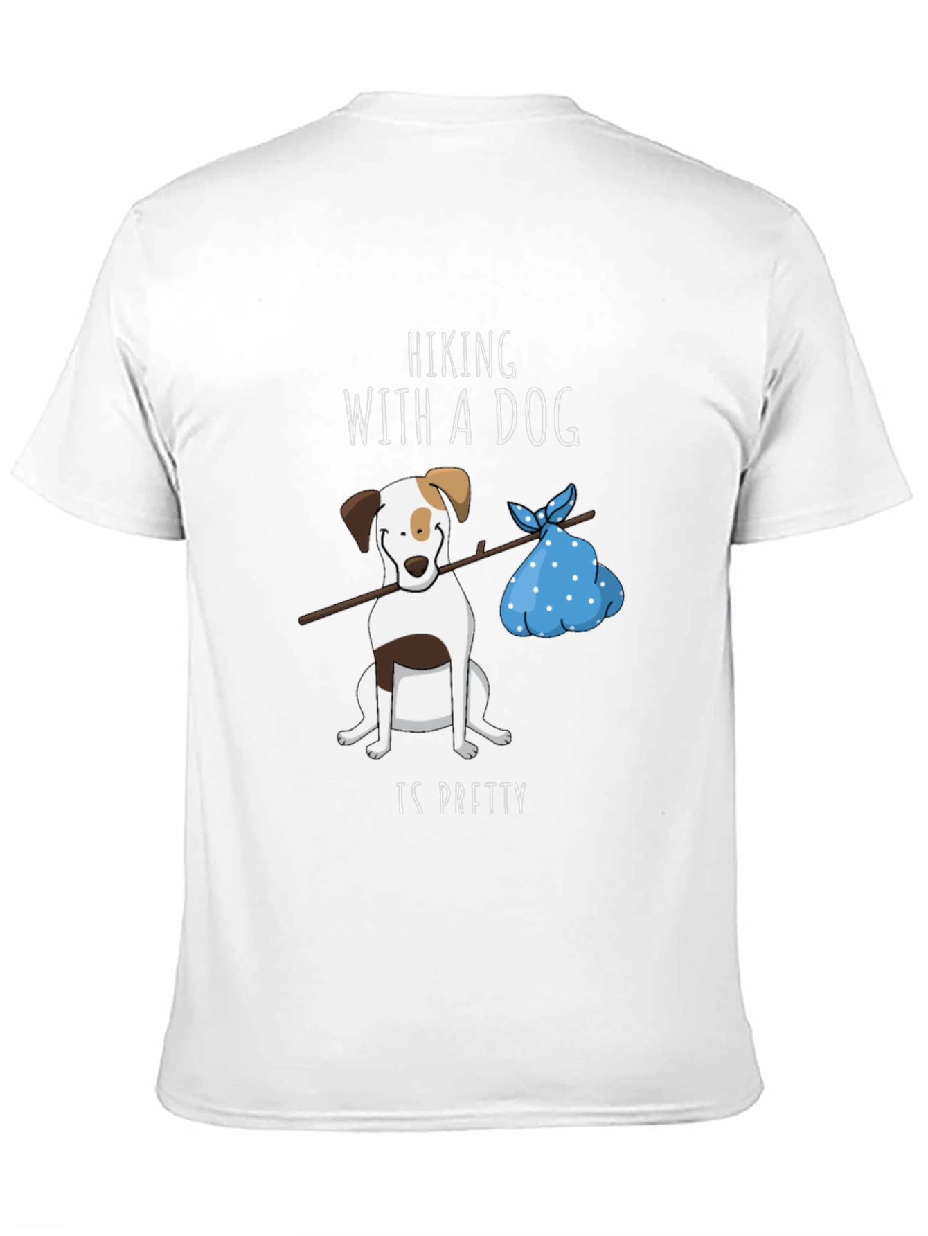 Hiking with a Dog Graphic Tee