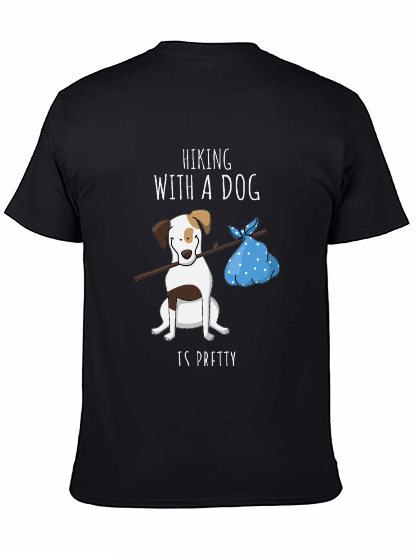 Hiking with a Dog Graphic Tee