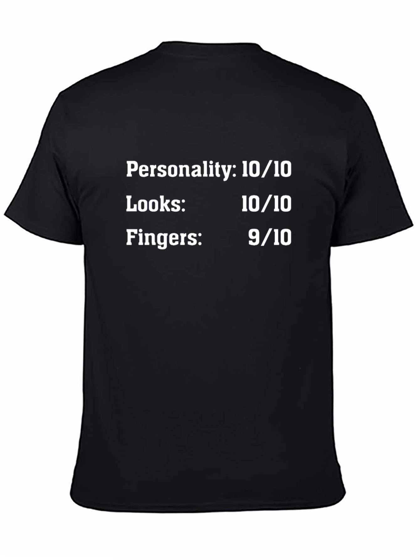Humorous Personality Rating T-Shirt