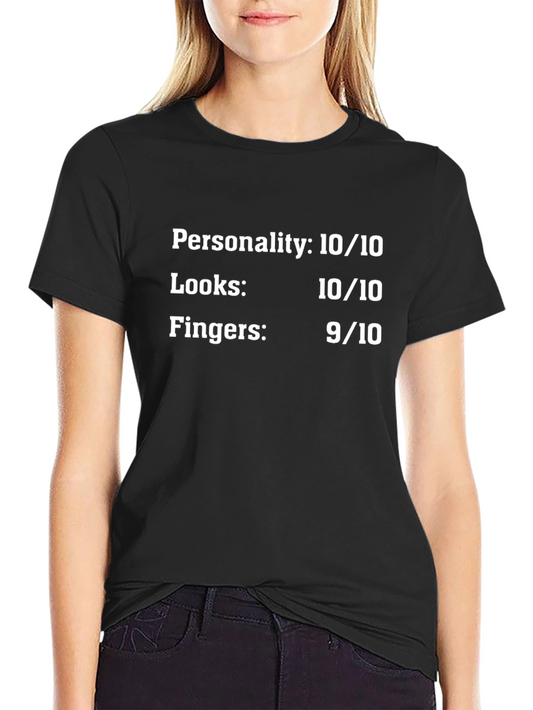 Humorous Personality Rating T-Shirt