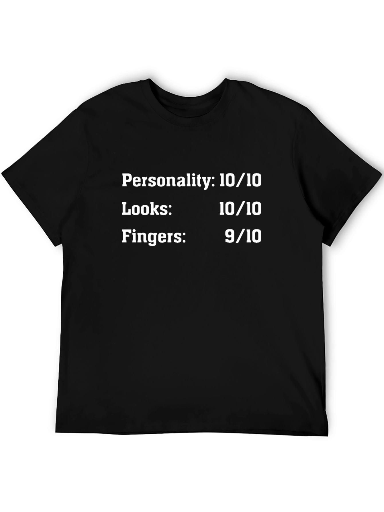 Humorous Personality Rating T-Shirt