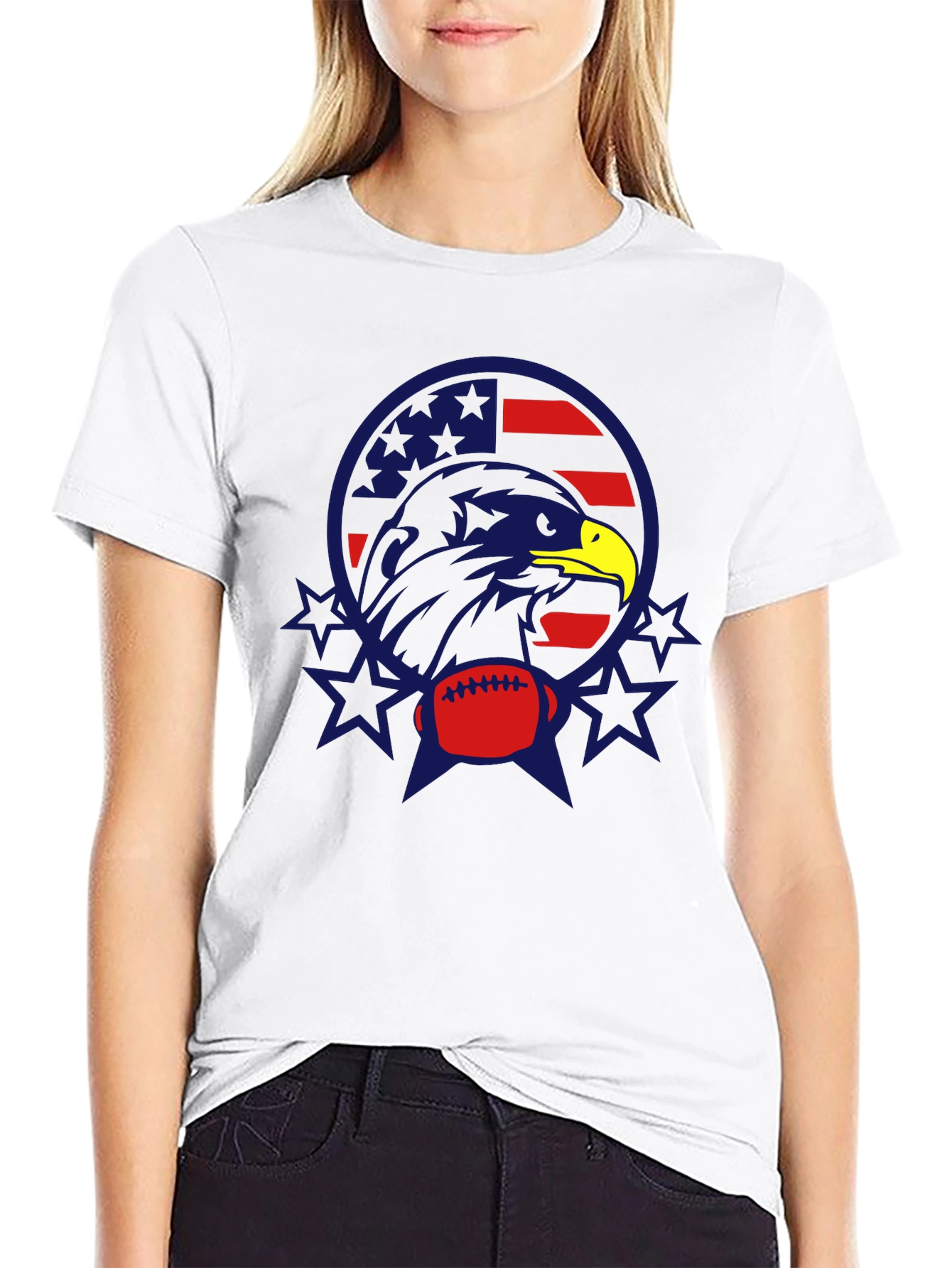 American Eagle Football T-Shirt