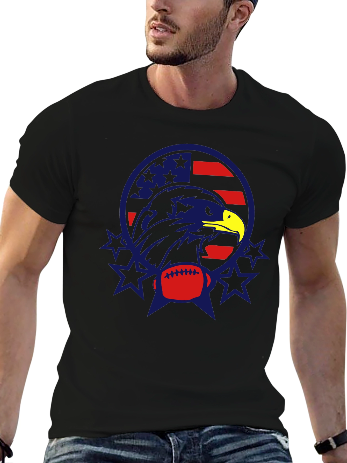 American Eagle Football T-Shirt
