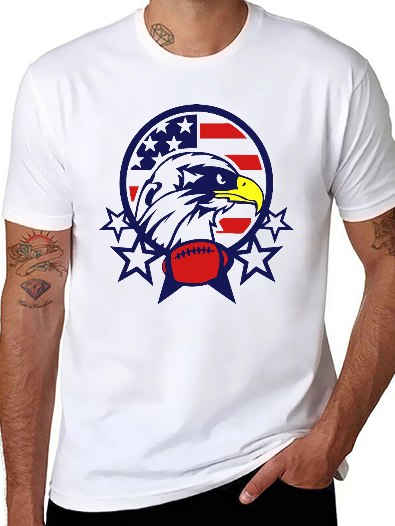 American Eagle Football T-Shirt