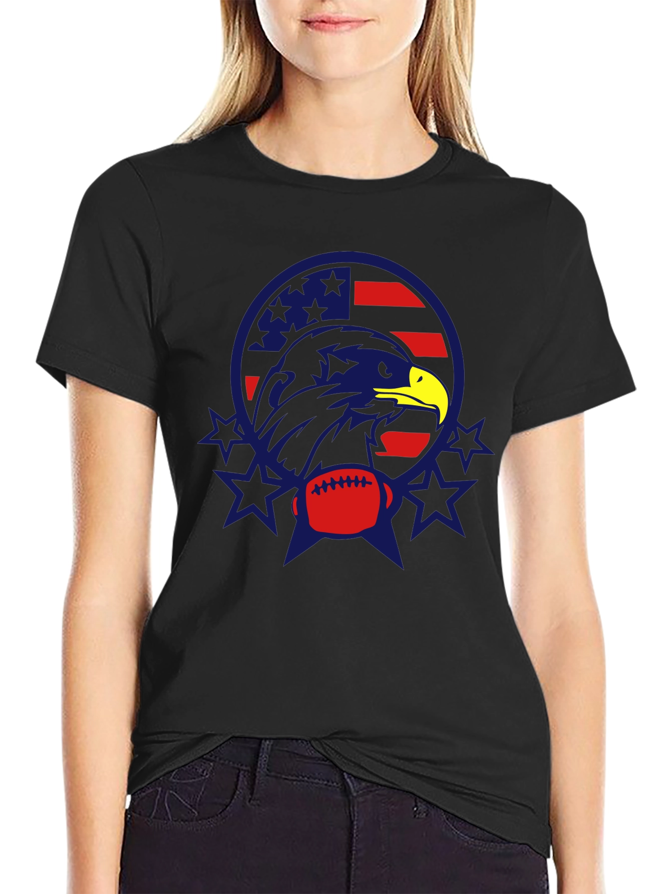 American Eagle Football T-Shirt