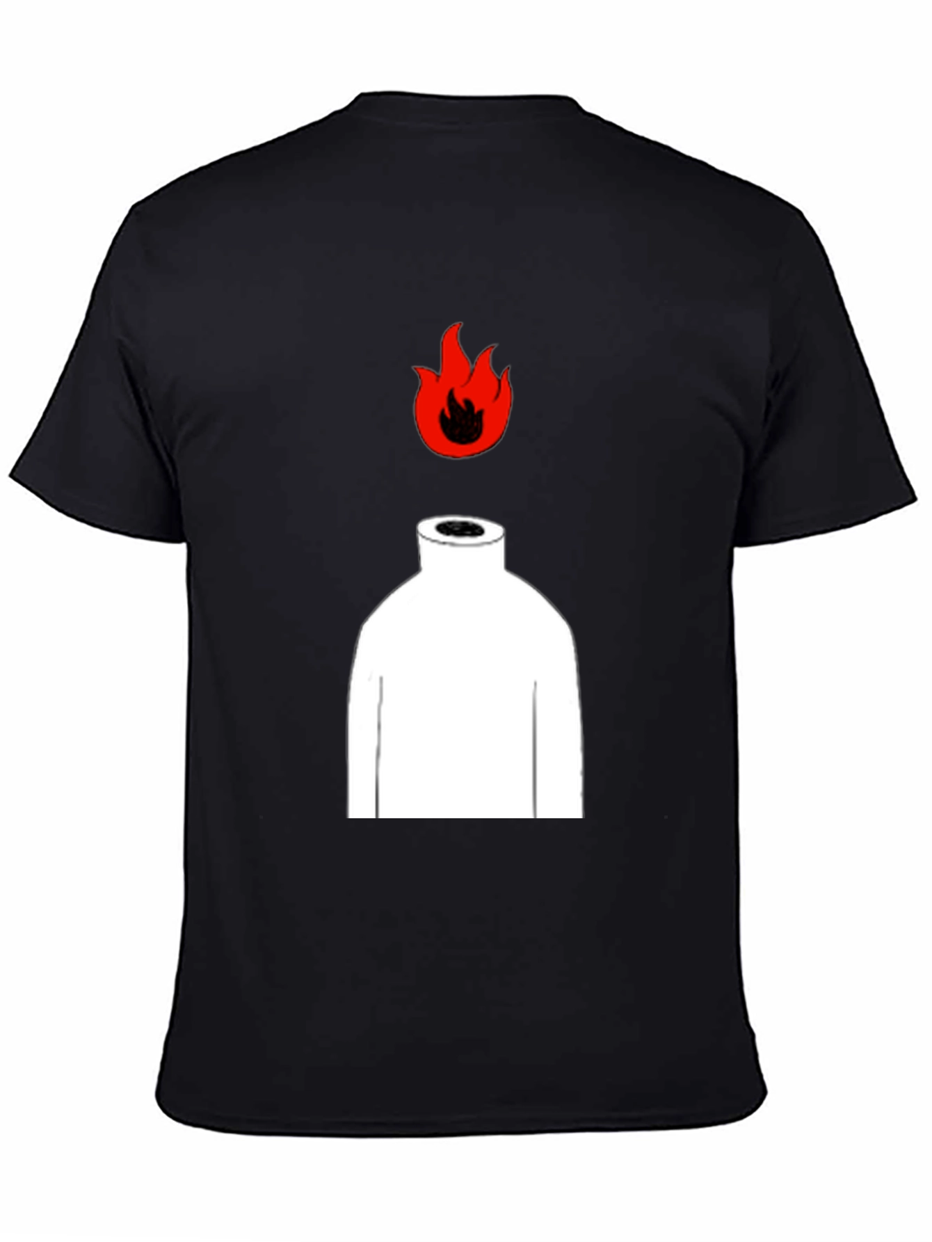 Head on Fire Graphic Tee - Black T-Shirt