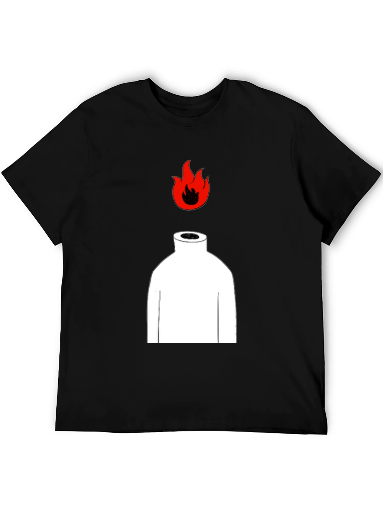 Head on Fire Graphic Tee - Black T-Shirt