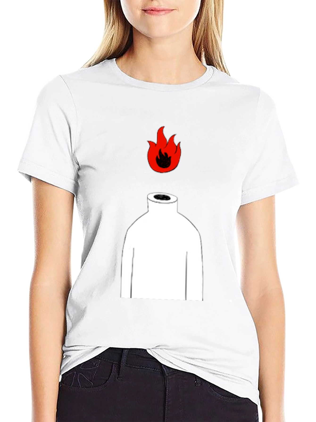 Head on Fire Graphic Tee - Black T-Shirt