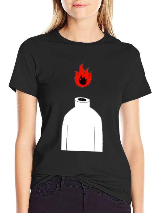 Head on Fire Graphic Tee - Black T-Shirt