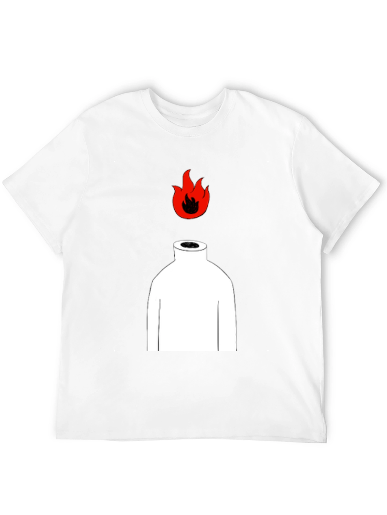 Head on Fire Graphic Tee - Black T-Shirt