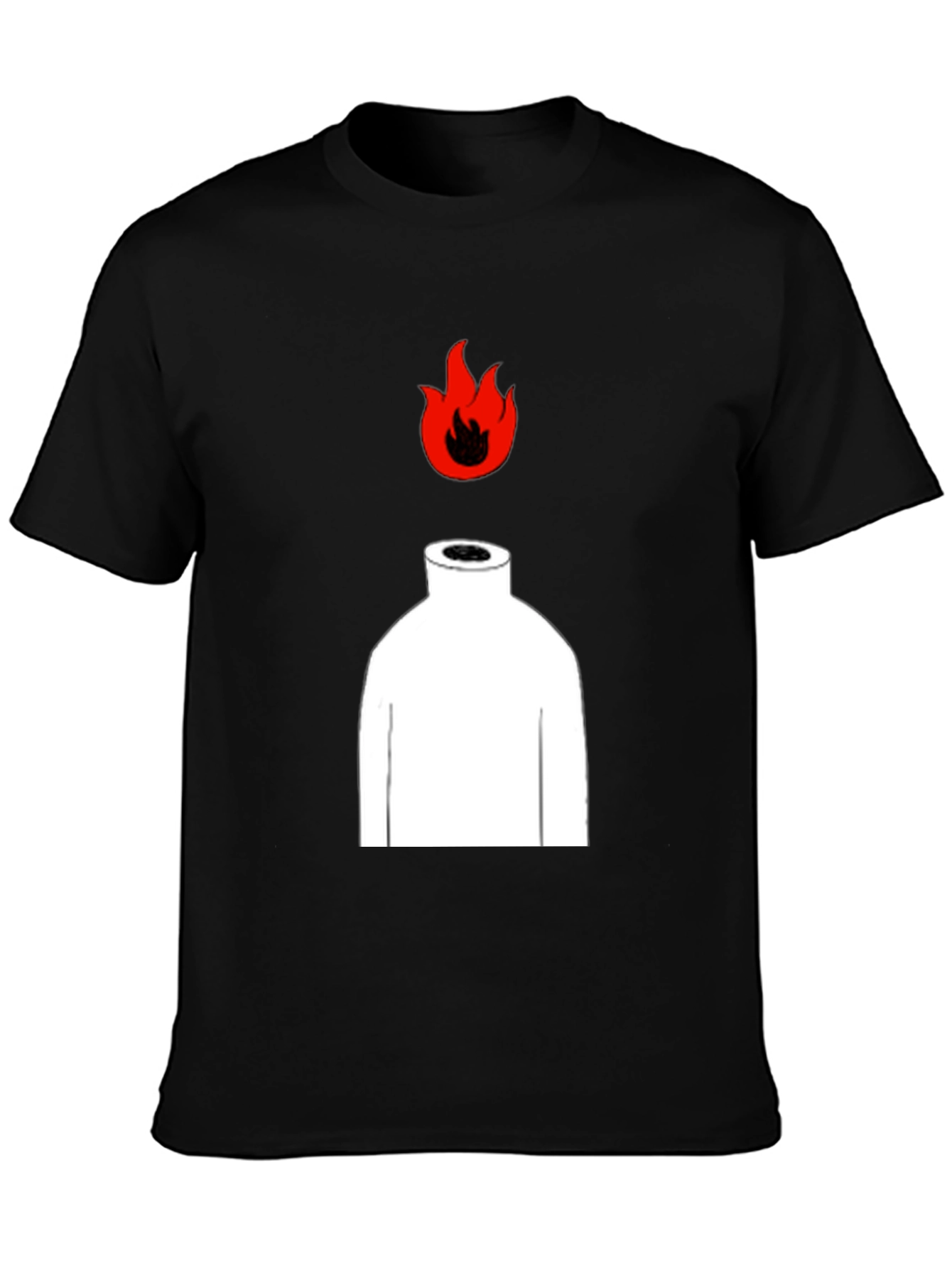 Head on Fire Graphic Tee - Black T-Shirt