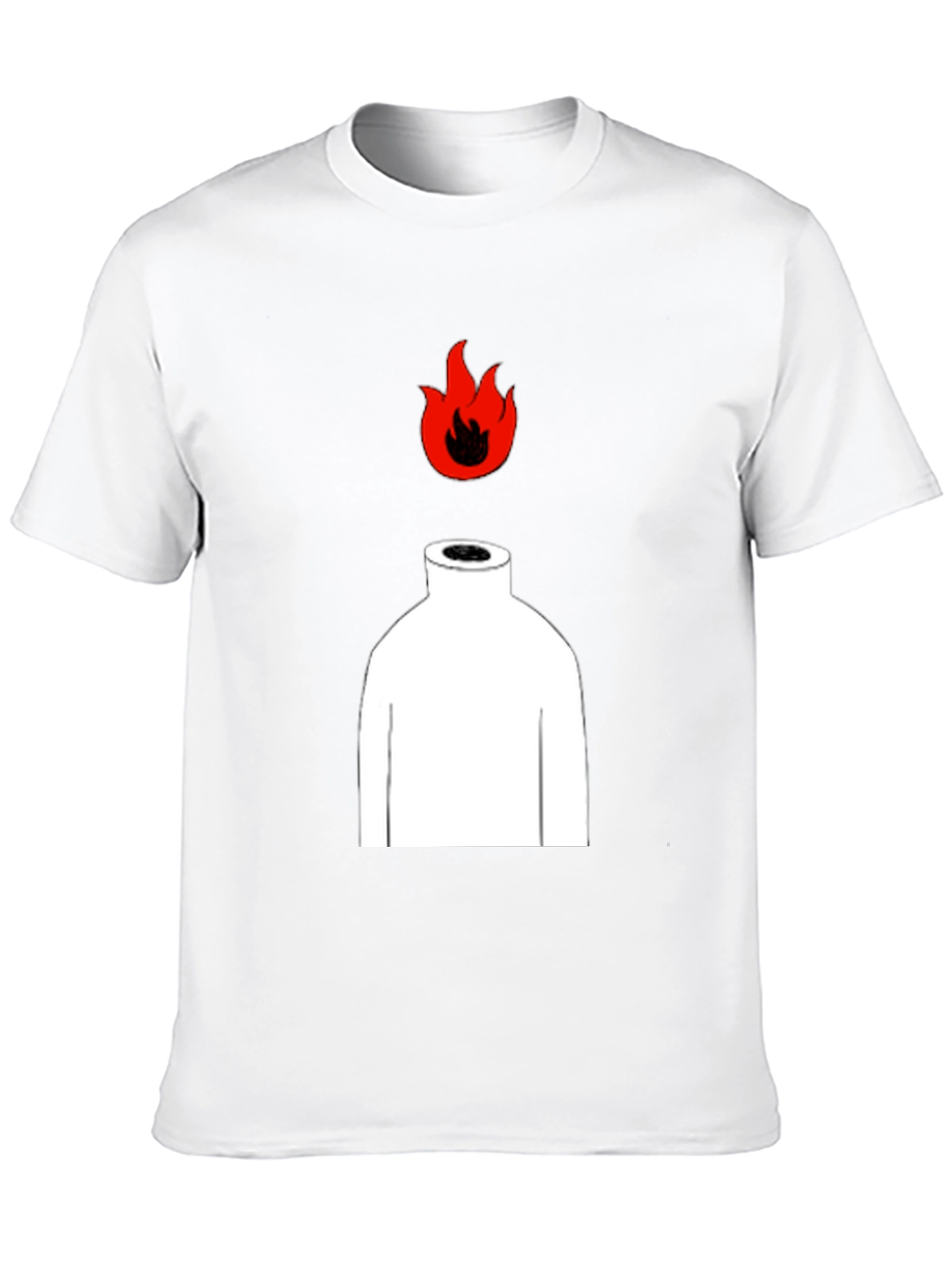 Head on Fire Graphic Tee - Black T-Shirt
