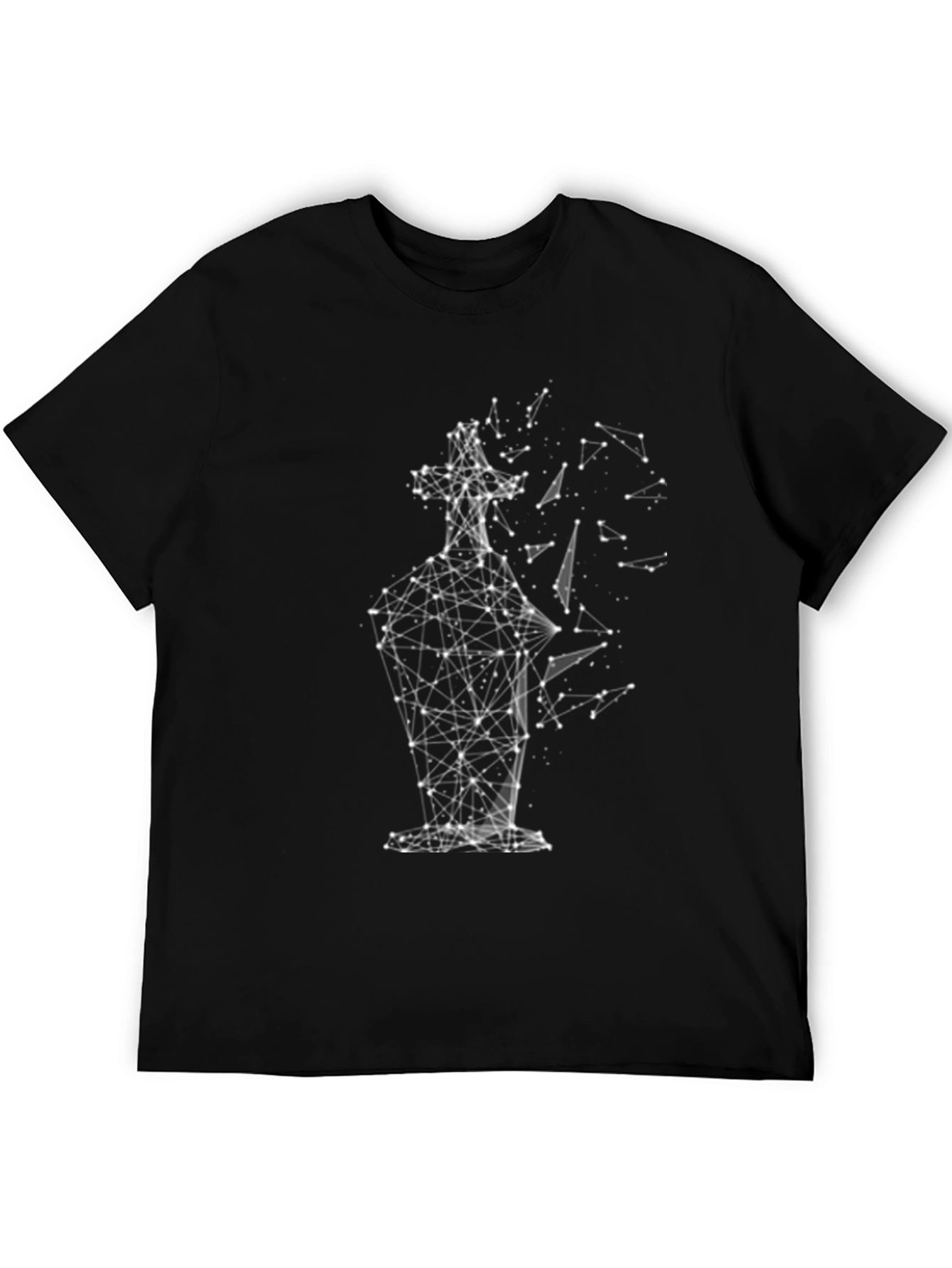 Abstract Geometric Graphic Tee - Modern Style
