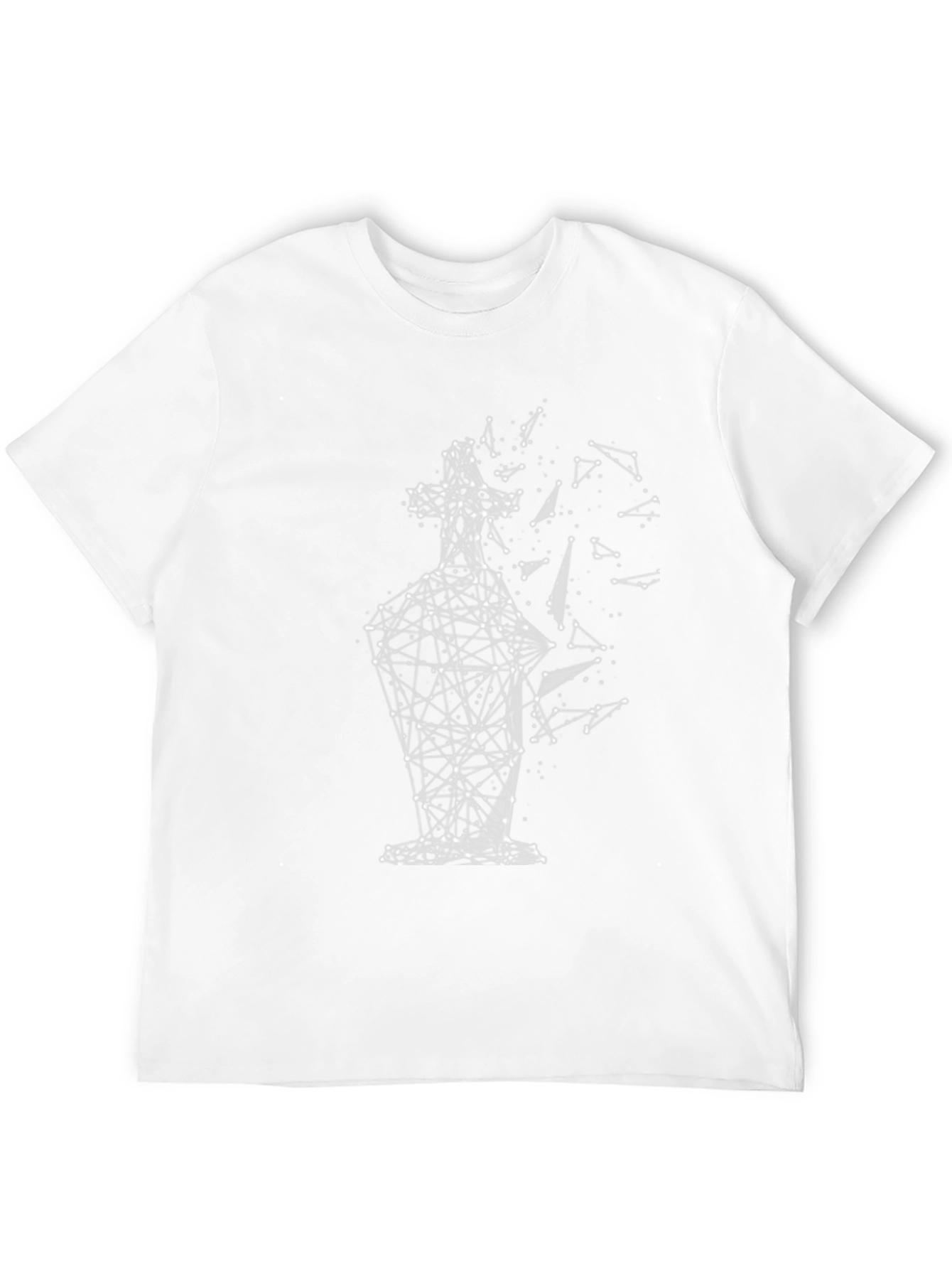 Abstract Geometric Graphic Tee - Modern Style