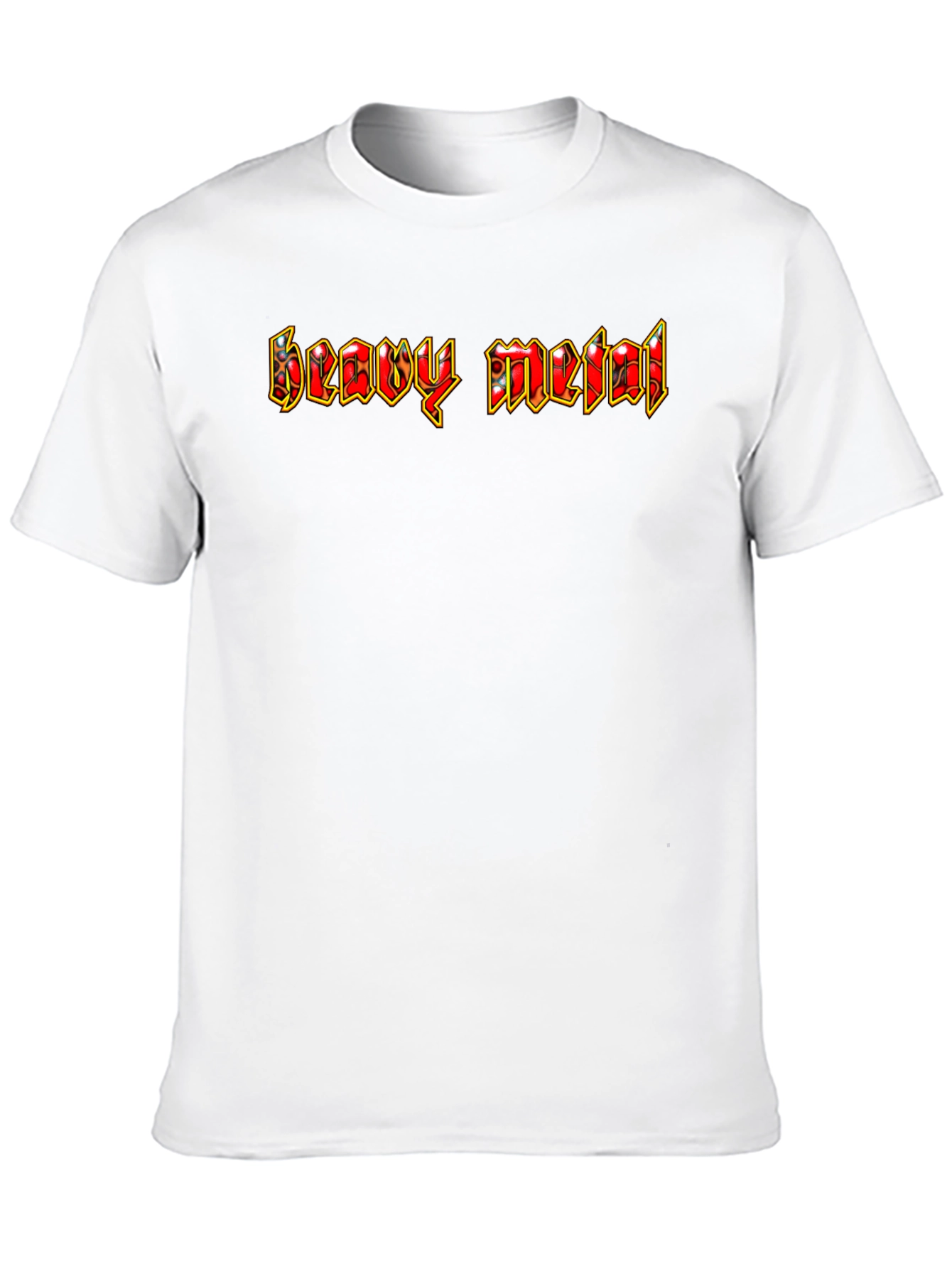 Heavy Metal Graphic Print T-Shirt