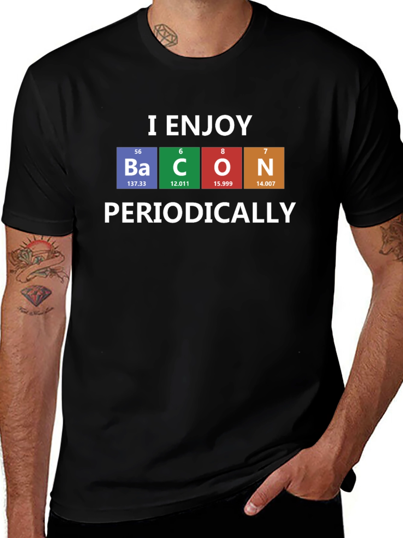 I Enjoy Bacon Periodically T-Shirt