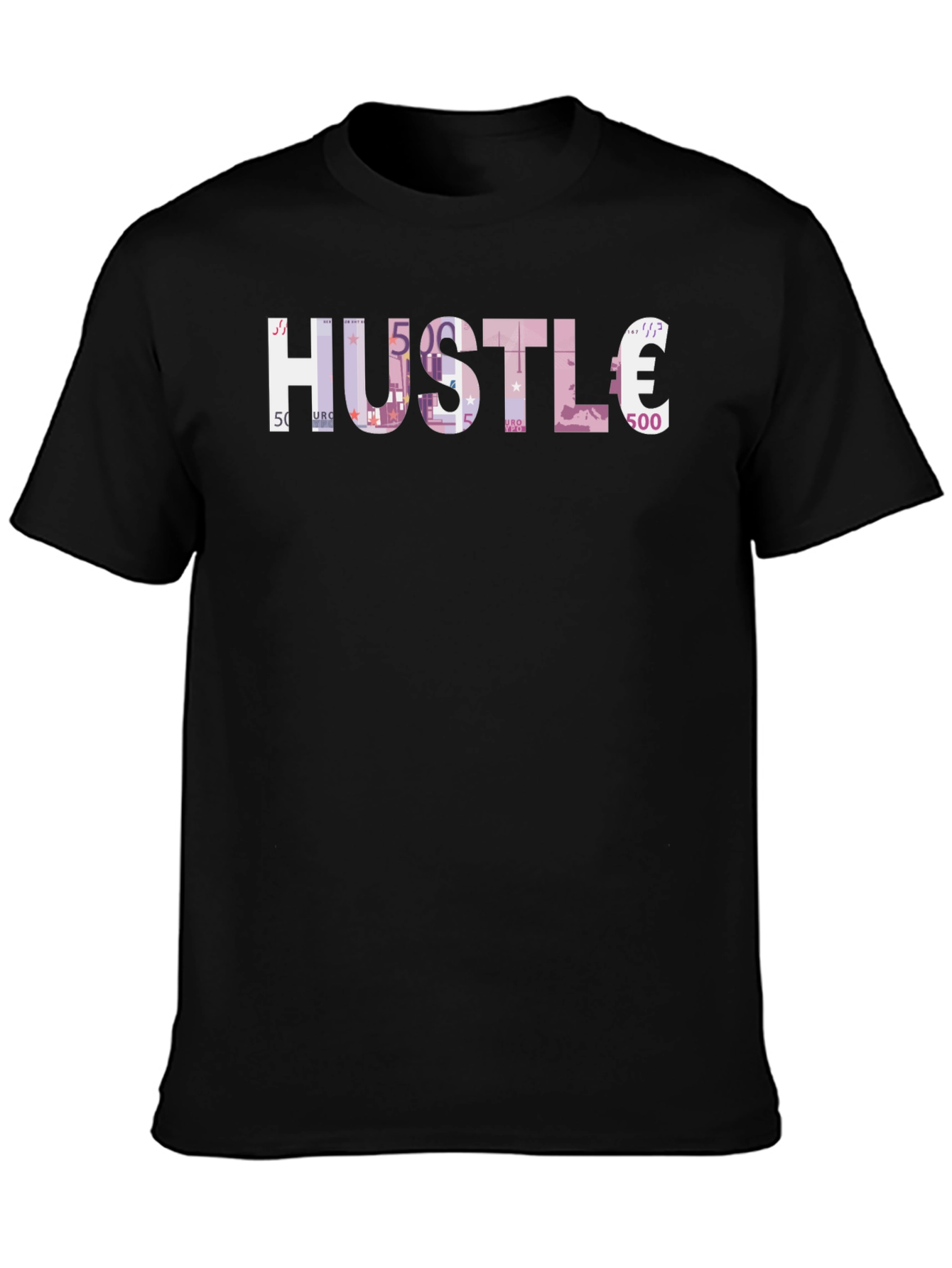 Hustle Money Euro Black T-Shirt