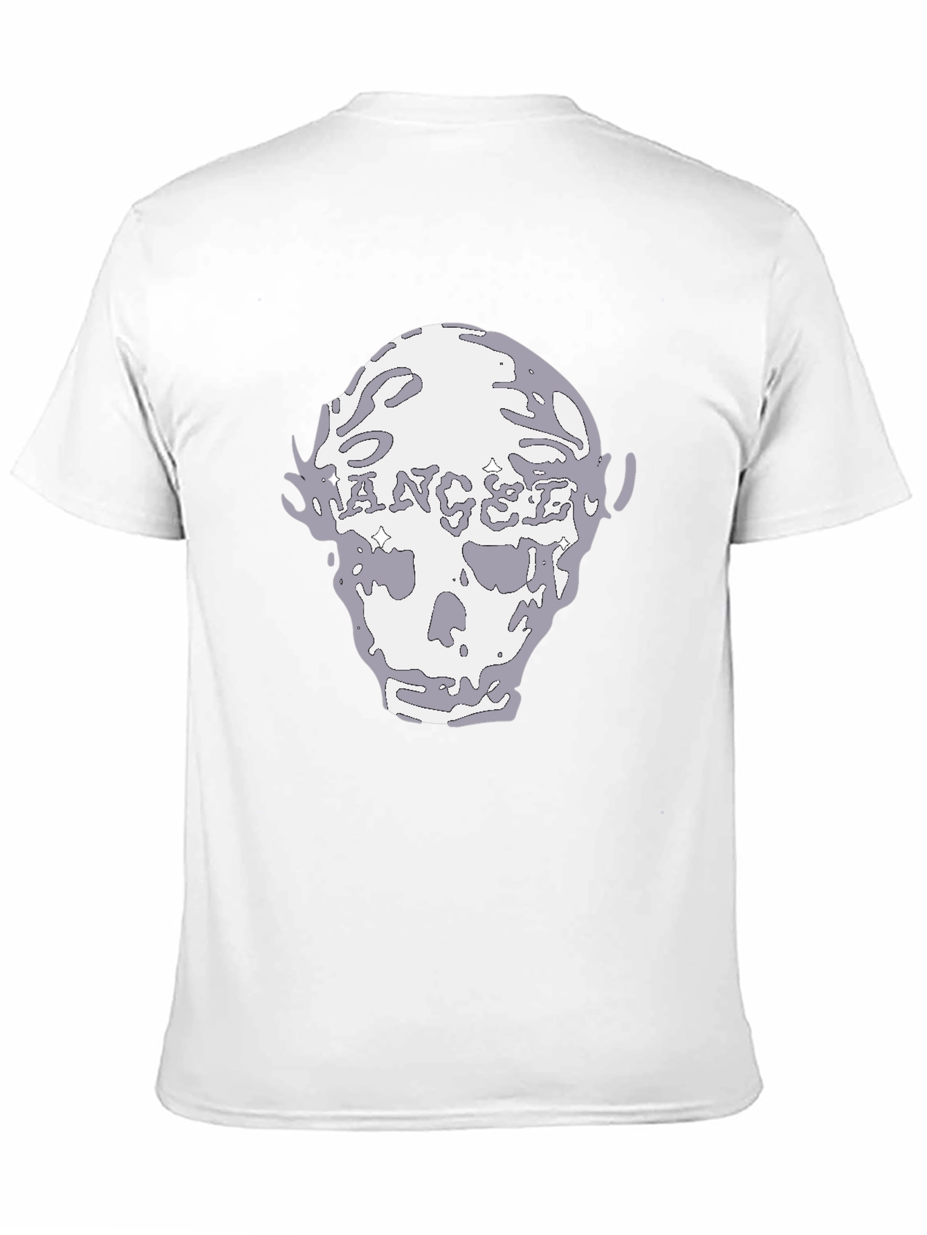 ANGEL Skull Graphic T-Shirt - Cool Edgy Design
