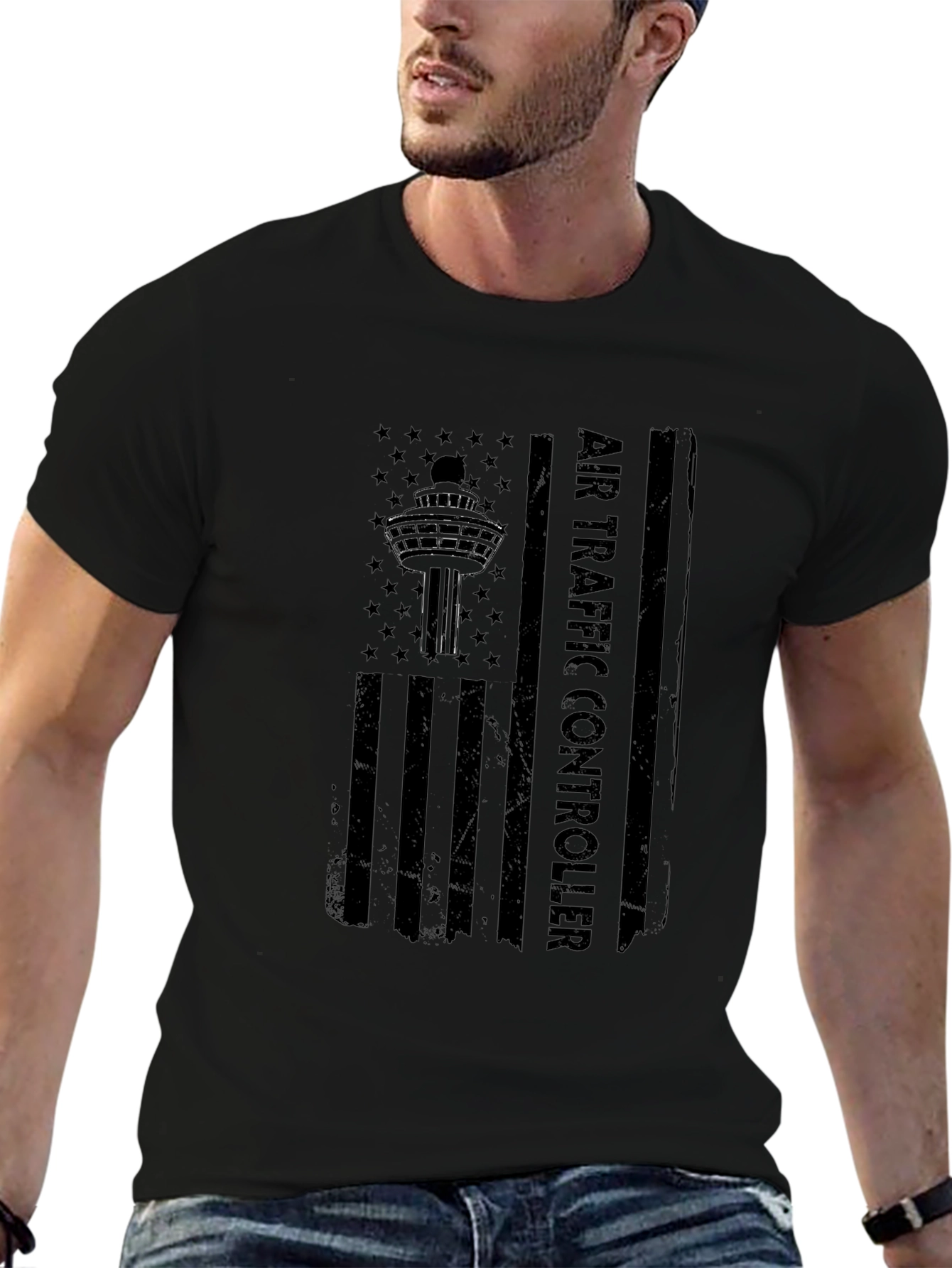 Air Traffic Controller Flag T-Shirt