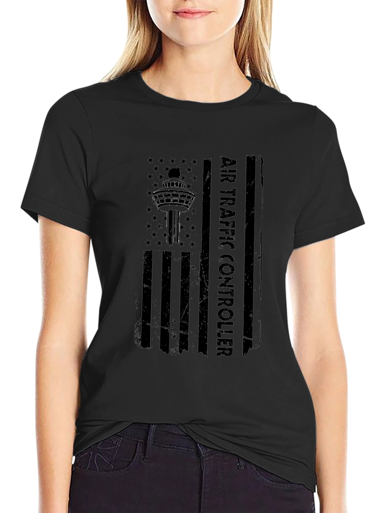 Air Traffic Controller Flag T-Shirt